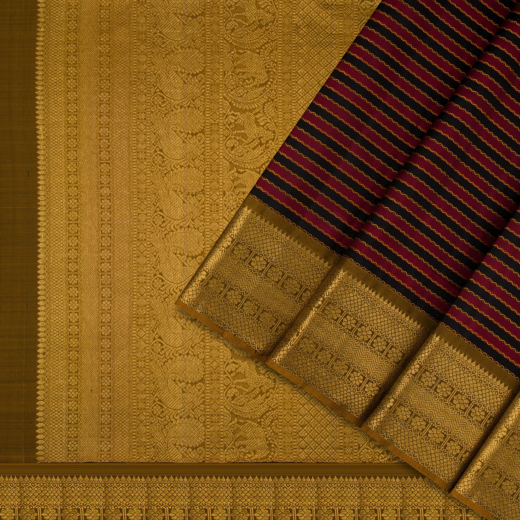 Kanakavalli Kanjivaram Silk Sari 22-100-HS001-06780 - Cover View