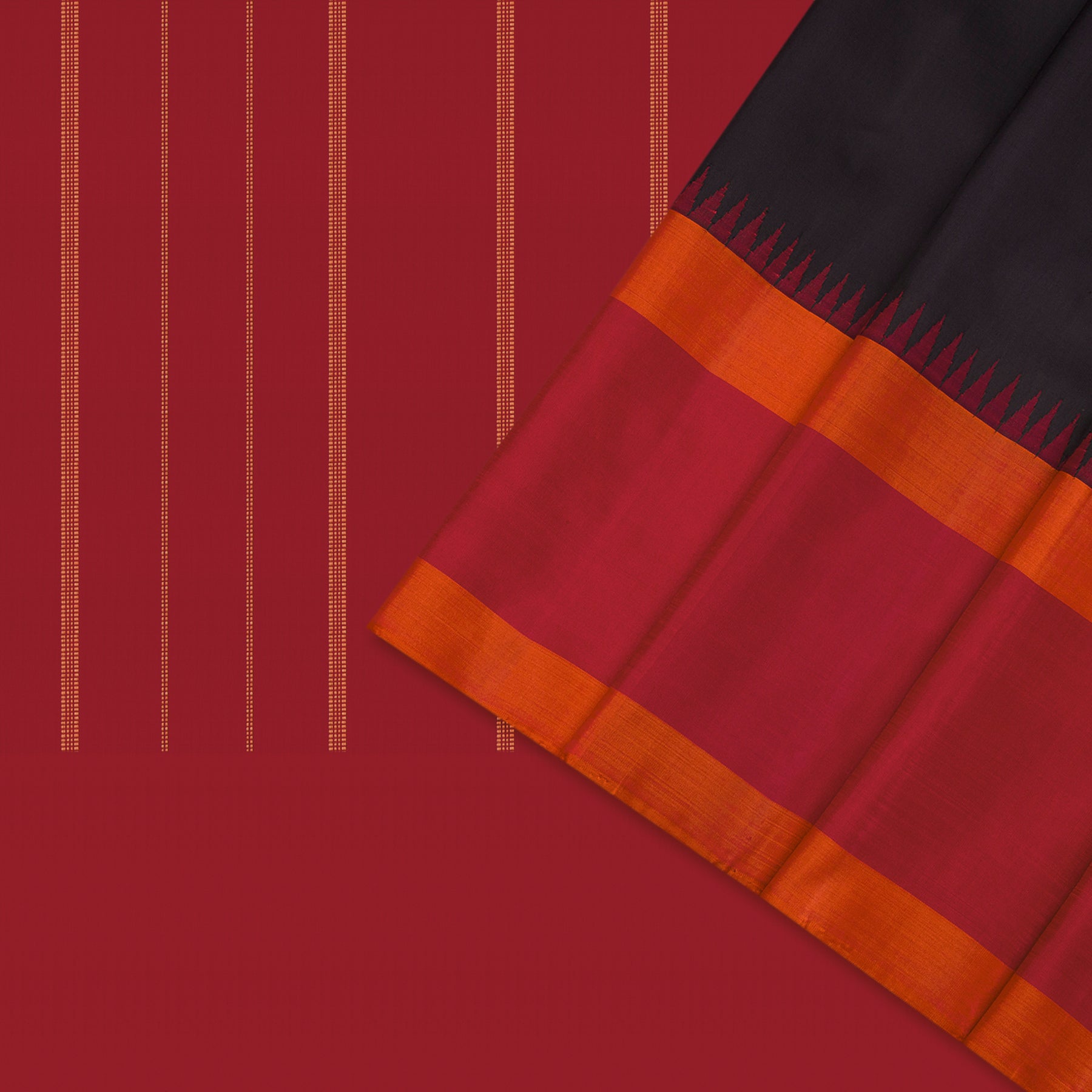 Kanakavalli Kanjivaram Silk Sari 22-100-HS001-11755 - Cover View
