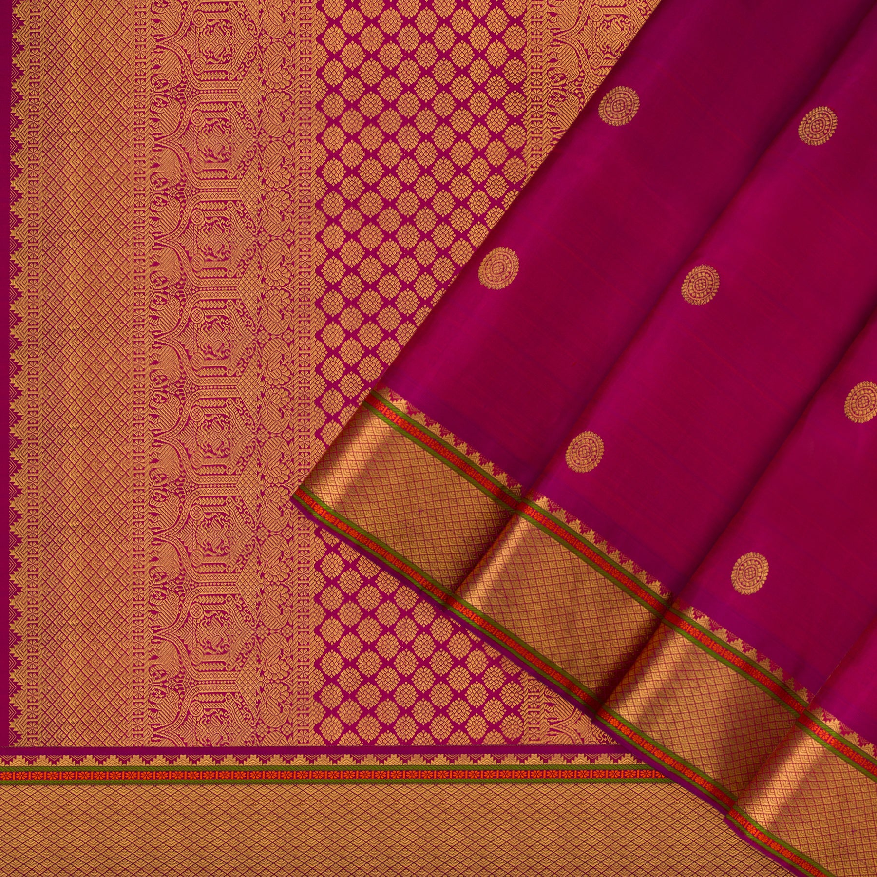Kanakavalli Kanjivaram Silk Sari 22-100-HS001-11869 - Cover View
