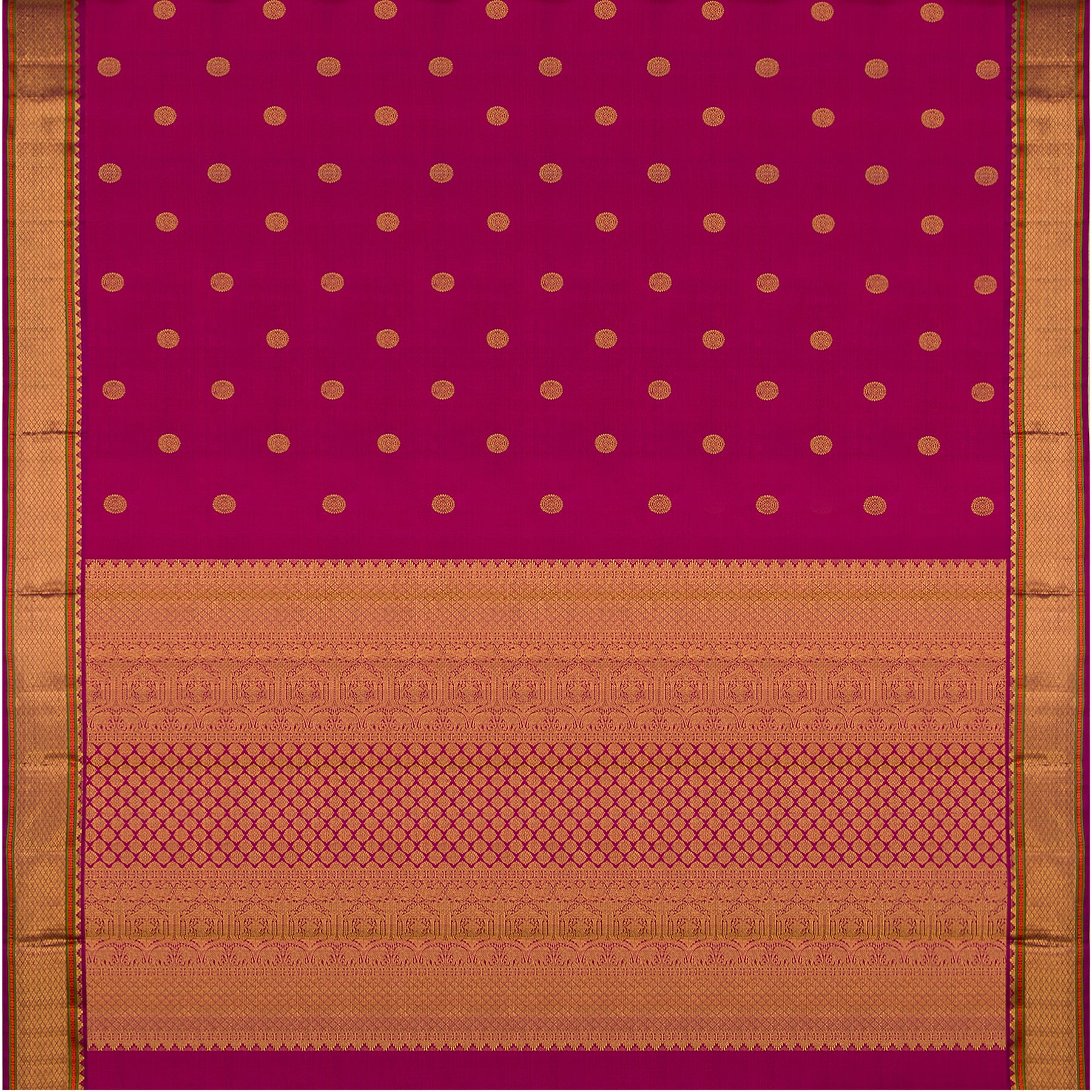 Kanakavalli Kanjivaram Silk Sari 22-100-HS001-11869 - Full View