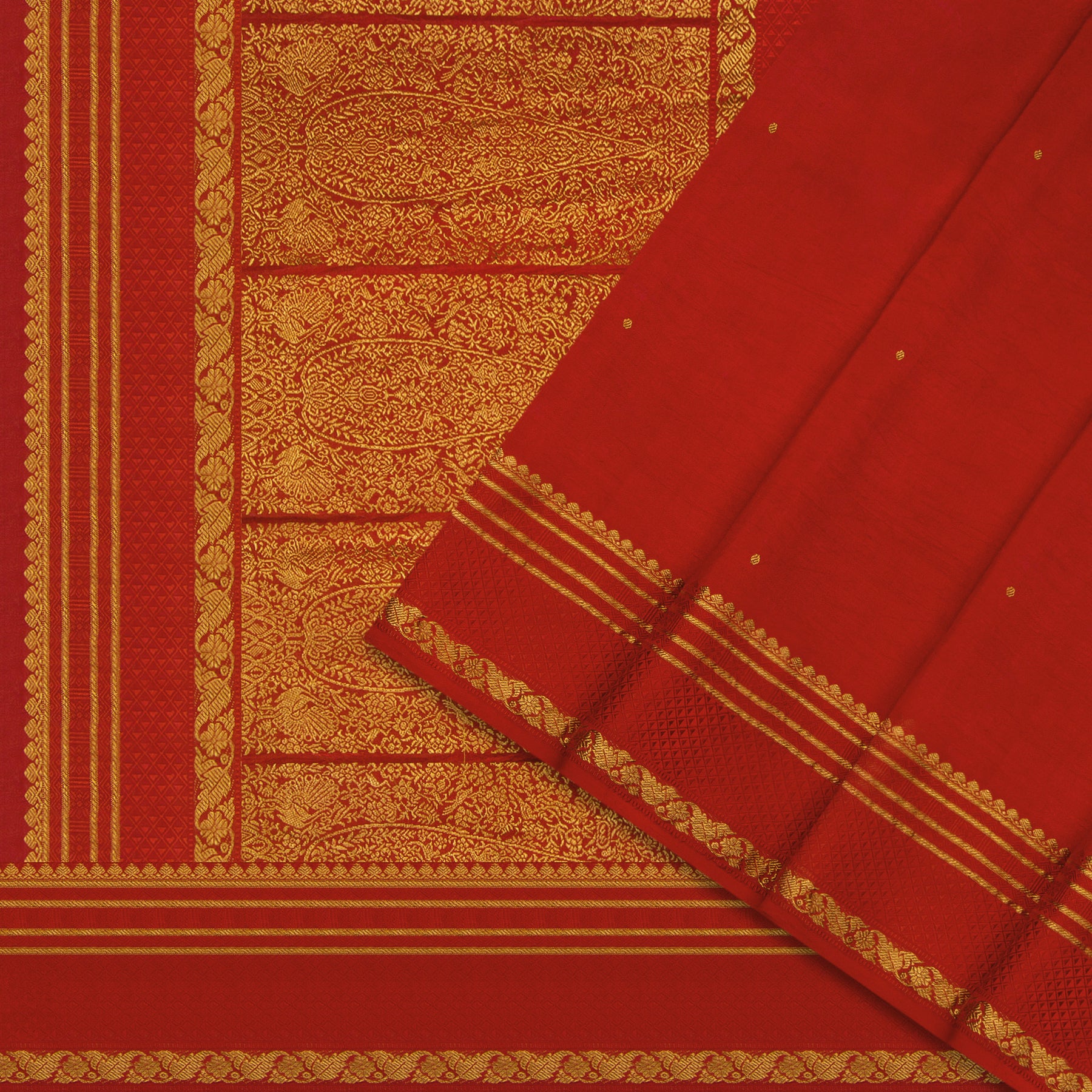Kanakavalli Kanjivaram Silk Sari 22-100-HS001-11871 - Cover View