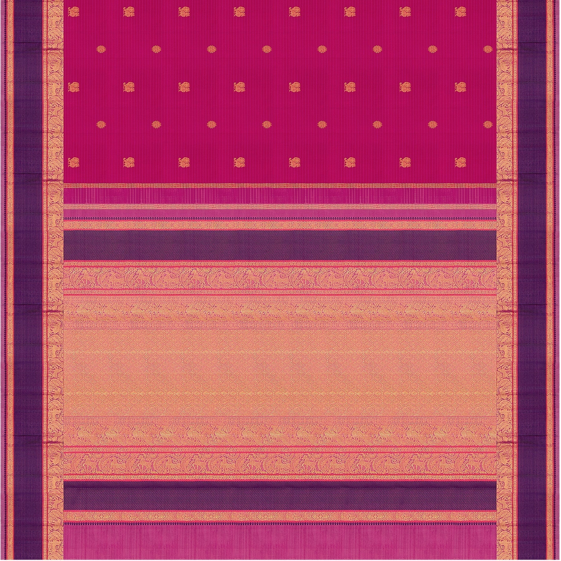 Kanakavalli Kanjivaram Silk Sari 22-100-HS001-11880 - Full View