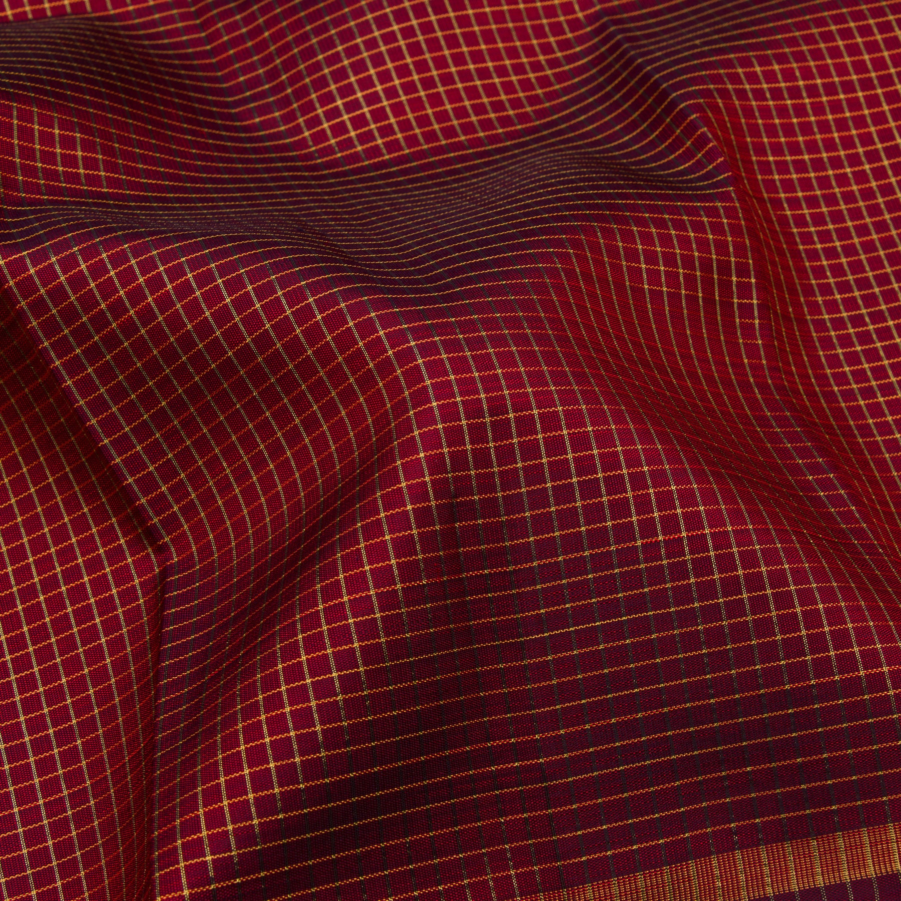 Kanakavalli Kattam - Vari Silk Blouse Length 22-110-HB001-07644 - Fabric View