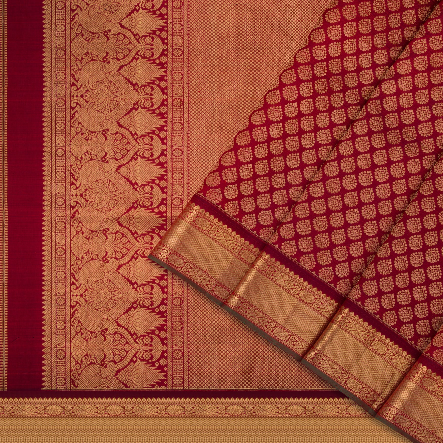 Kanakavalli Kanjivaram Silk Sari 22-110-HS001-00403 - Cover View