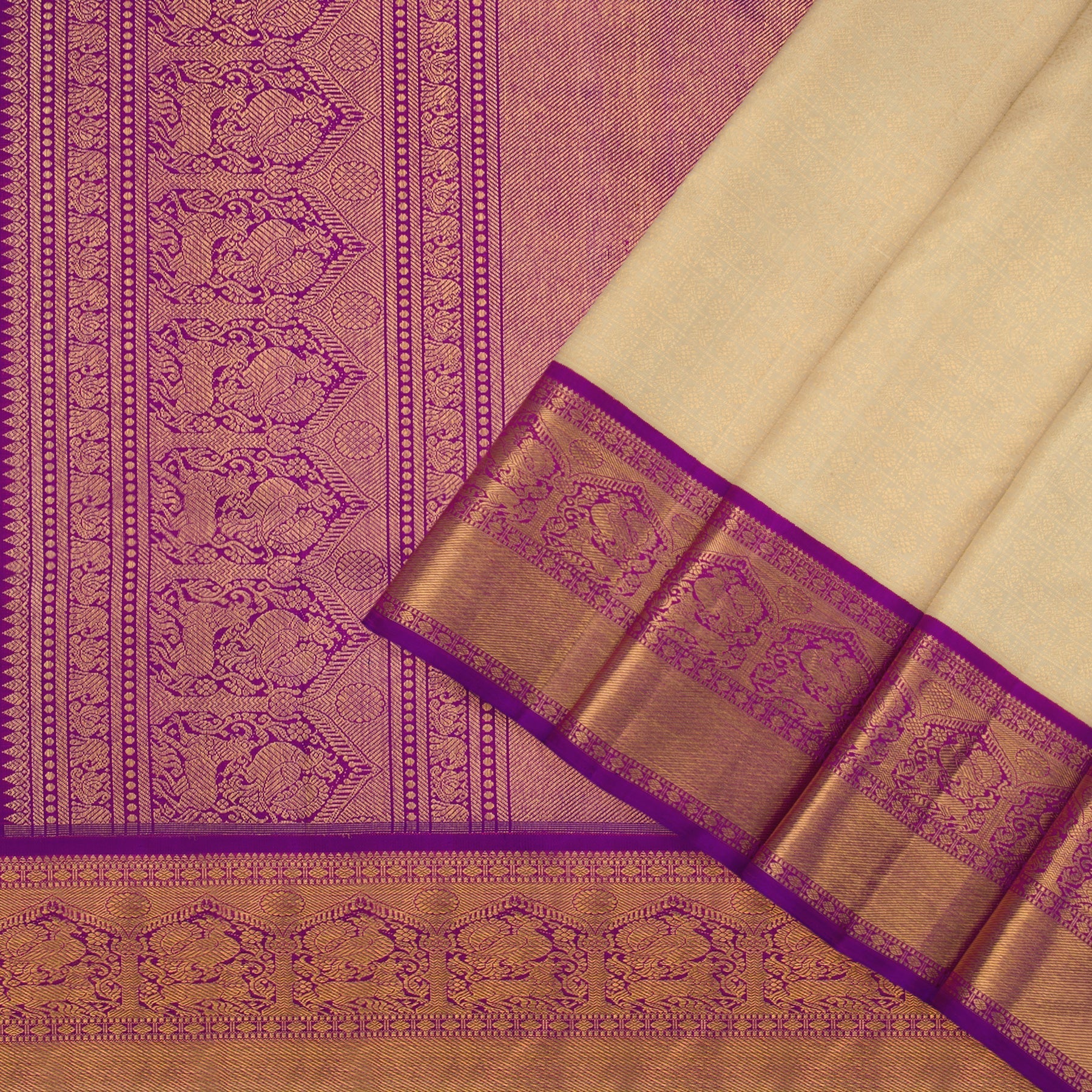 Kanakavalli Kanjivaram Silk Sari 22-110-HS001-00873 - Cover View