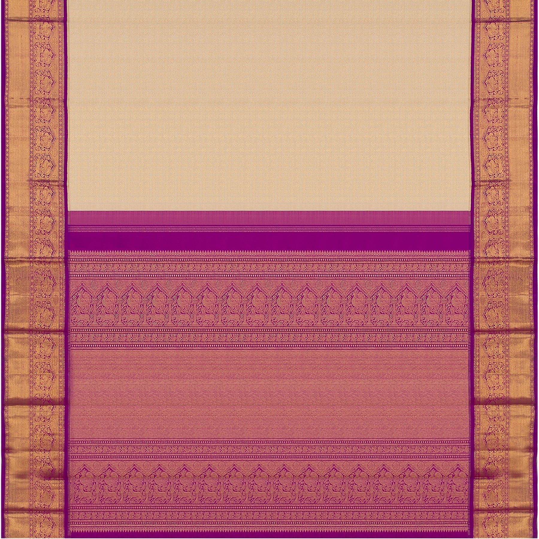Kanakavalli Kanjivaram Silk Sari 22-110-HS001-00873 - Full View