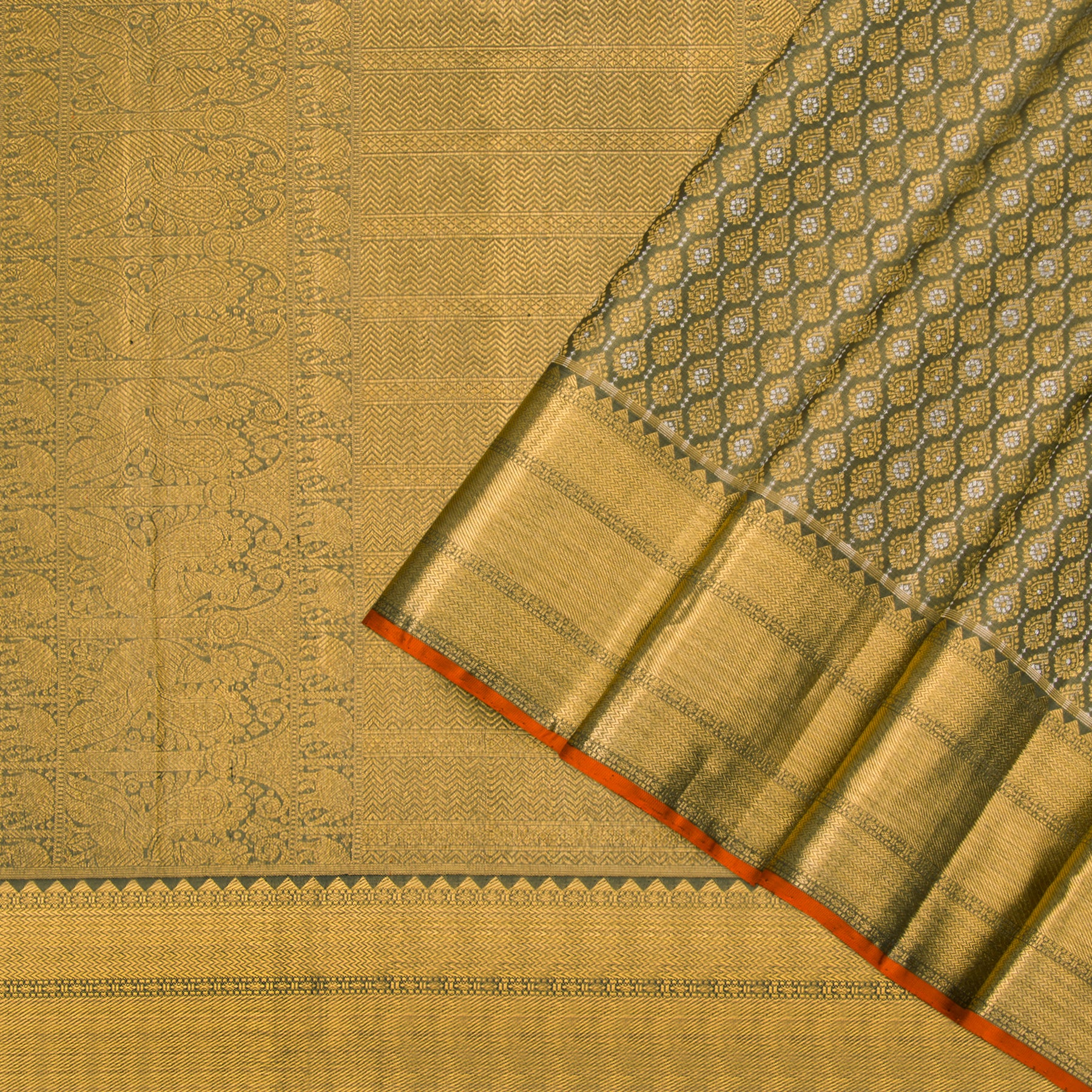 Kanakavalli Kanjivaram Silk Sari 22-110-HS001-00889 - Cover View
