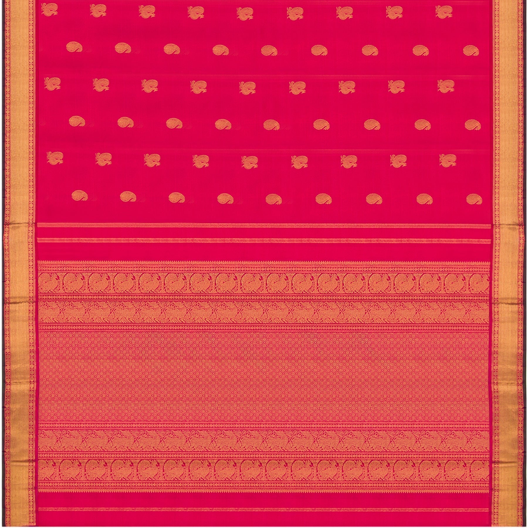 Kanakavalli Kanjivaram Silk Sari 22-110-HS001-00901 - Full View