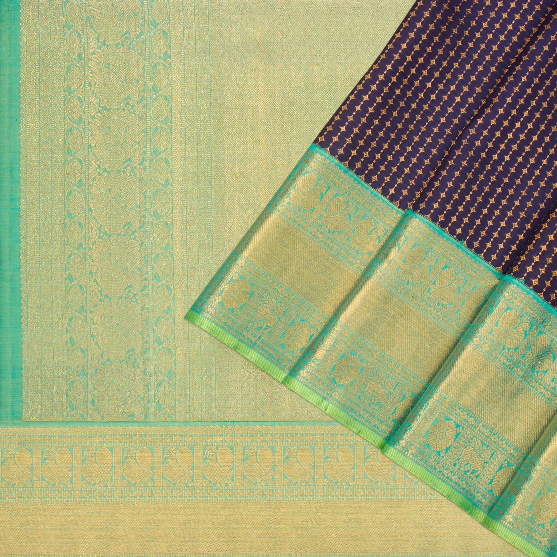 Kanakavalli Kanjivaram Silk Sari 22-110-HS001-00949 - Cover View