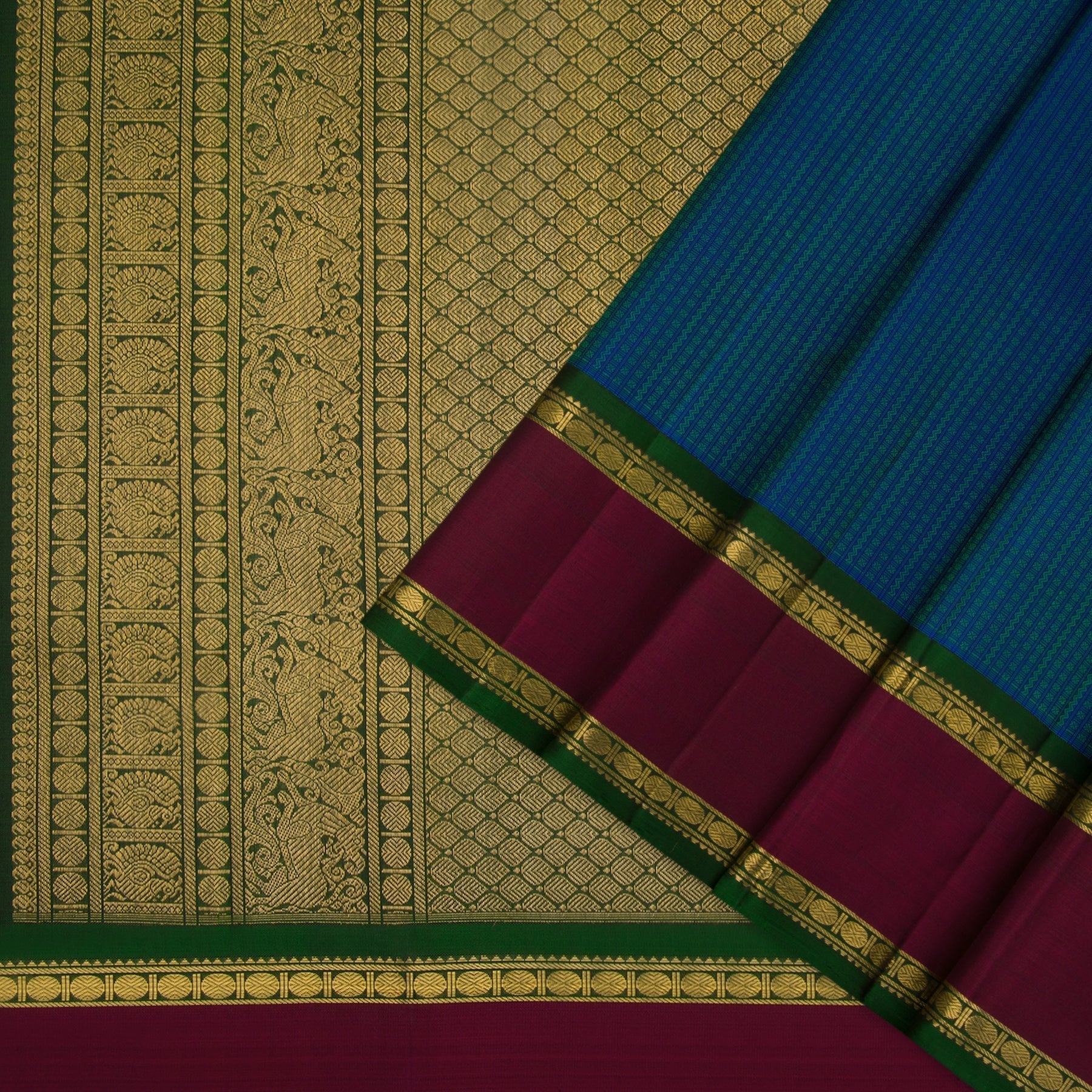 Kanakavalli Kanjivaram Silk Sari 22-110-HS001-01507 - Cover View