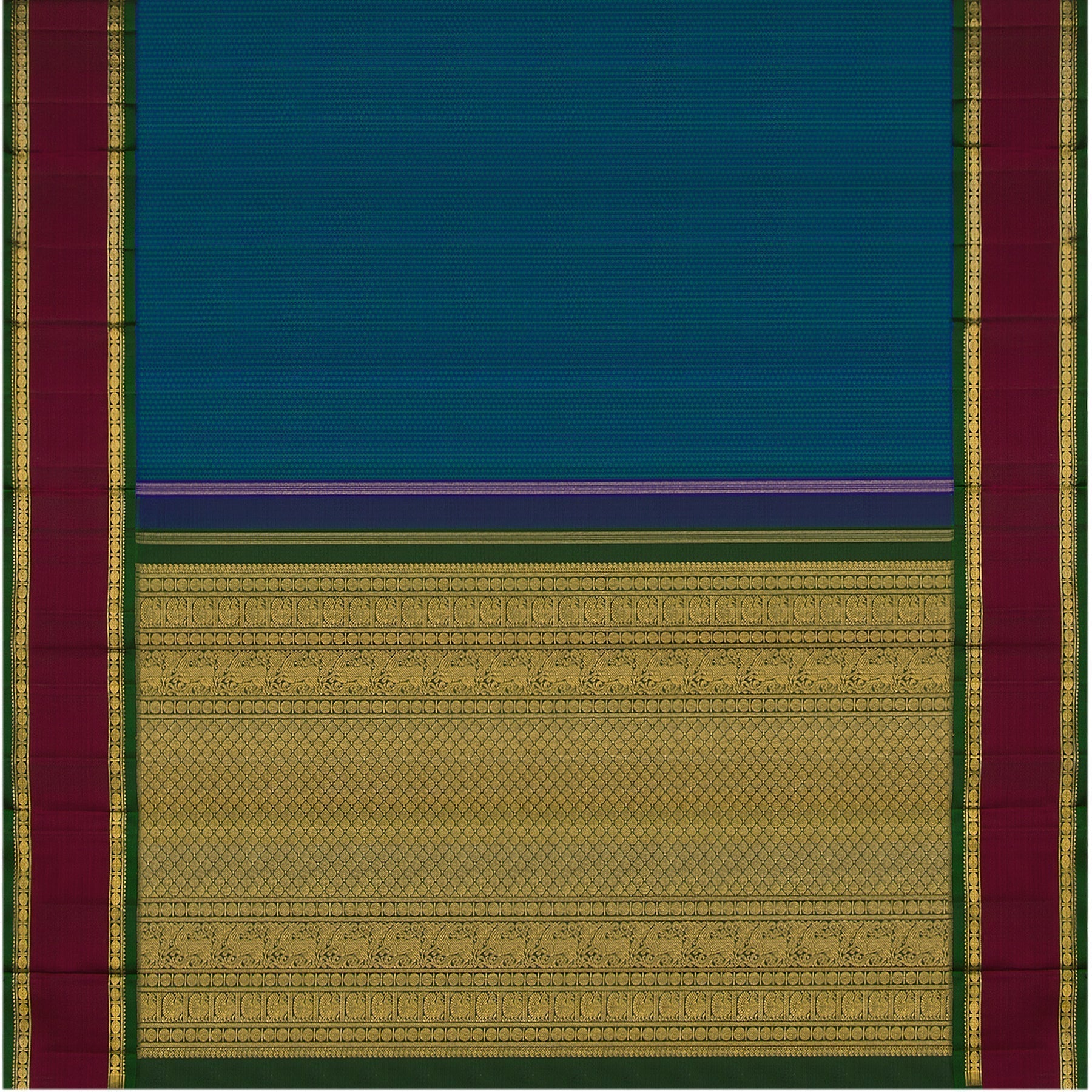 Kanakavalli Kanjivaram Silk Sari 22-110-HS001-01507 - Full View