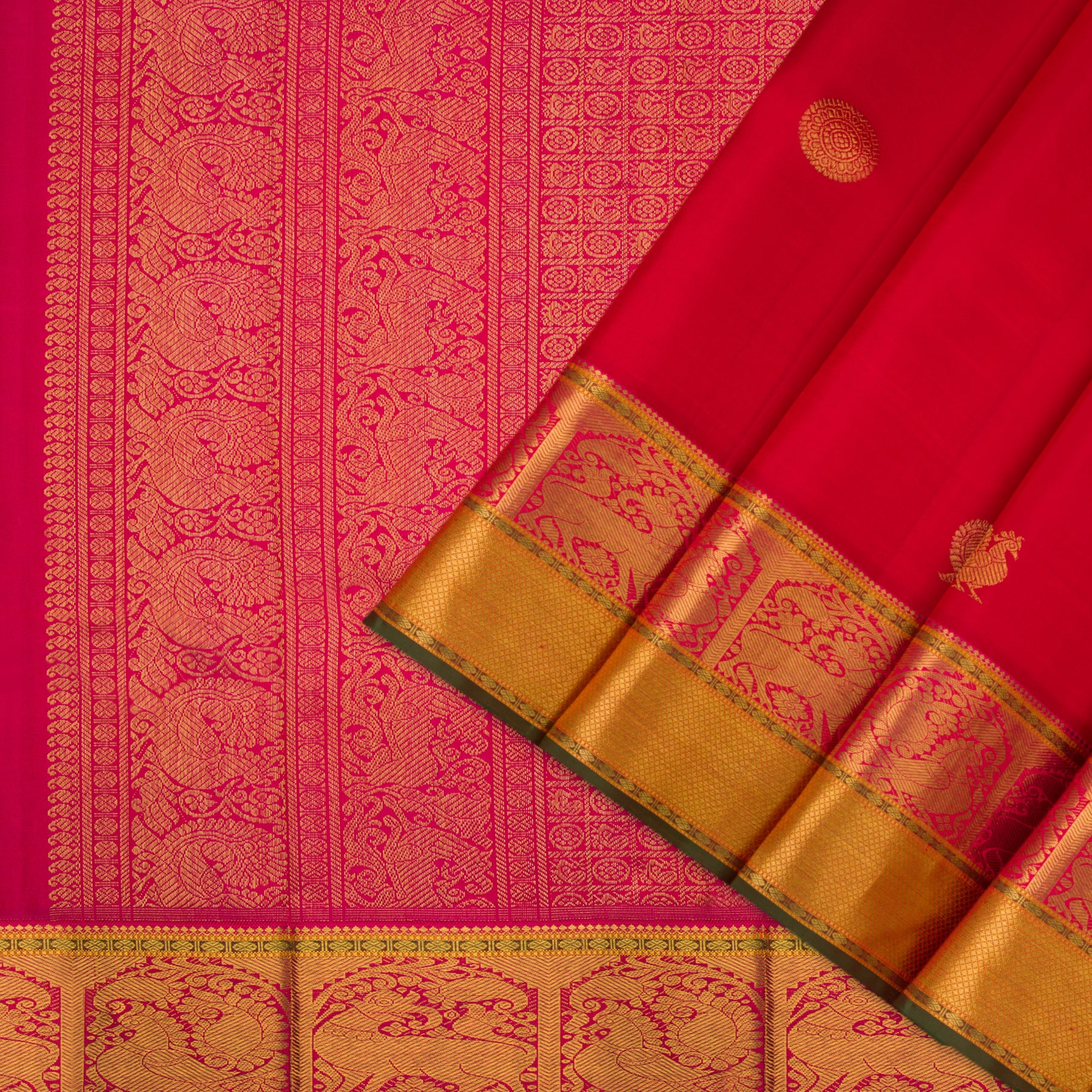 Kanakavalli Kanjivaram Silk Sari 22-110-HS001-01695 - Cover View