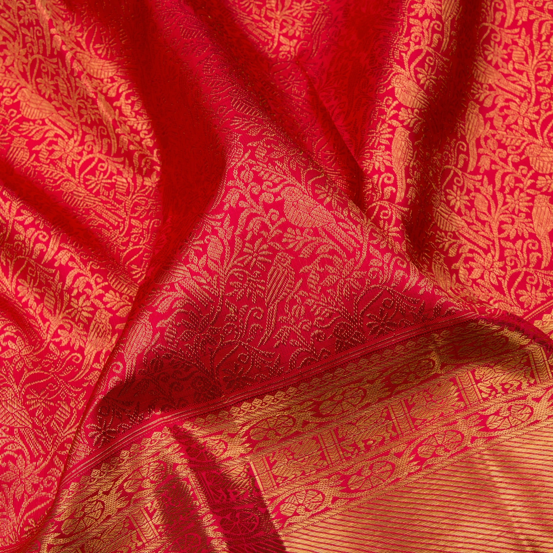 Kanakavalli Kanjivaram Silk Sari 22-110-HS001-01760 - Fabric View