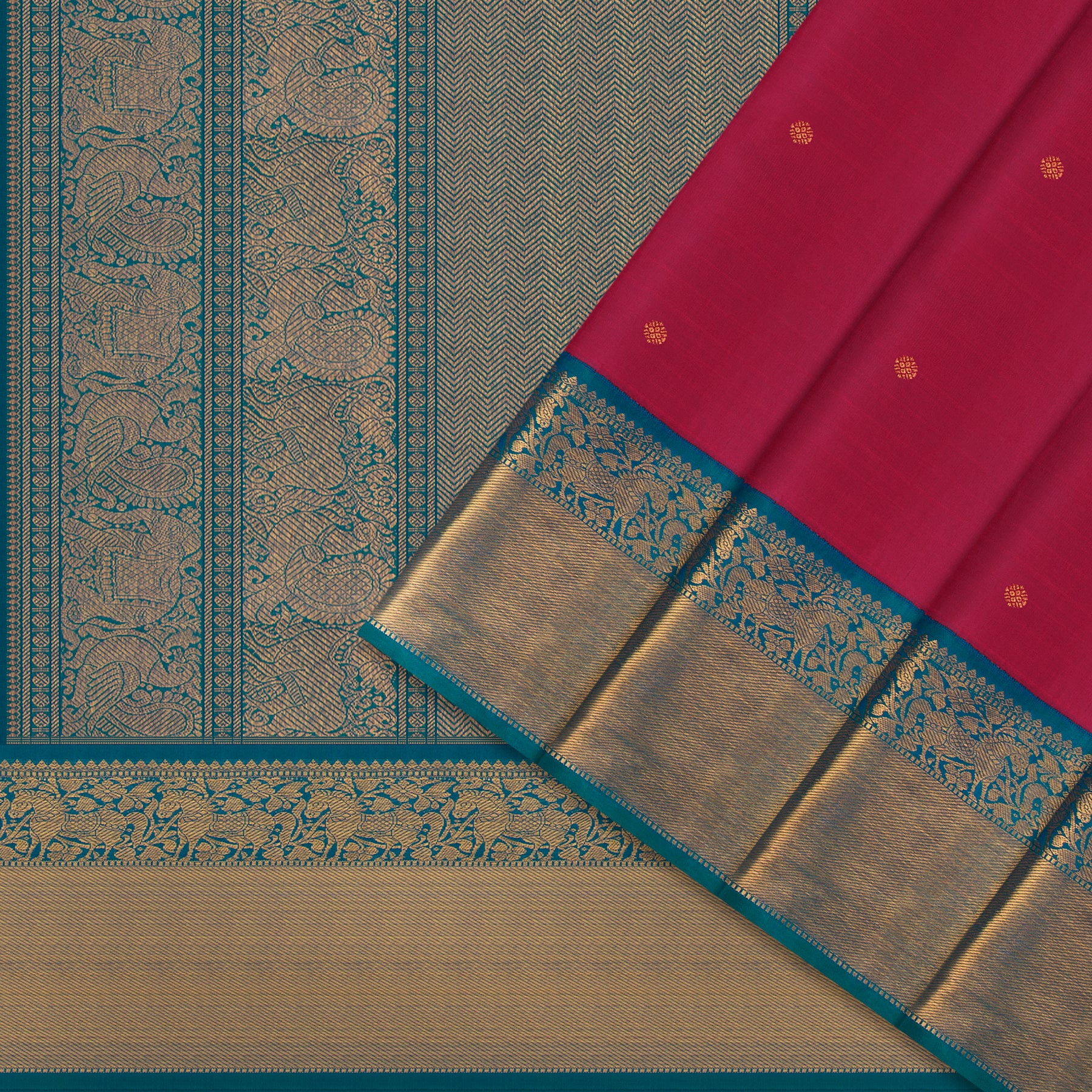 Kanakavalli Kanjivaram Silk Sari 22-110-HS001-02331 - Cover View