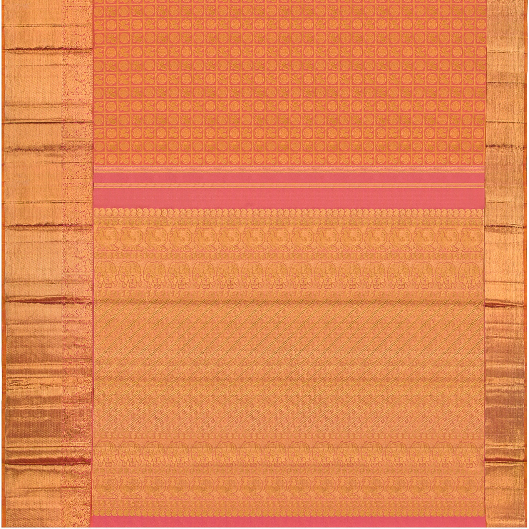 Kanakavalli Kanjivaram Silk Sari 22-110-HS001-02642 - Full View