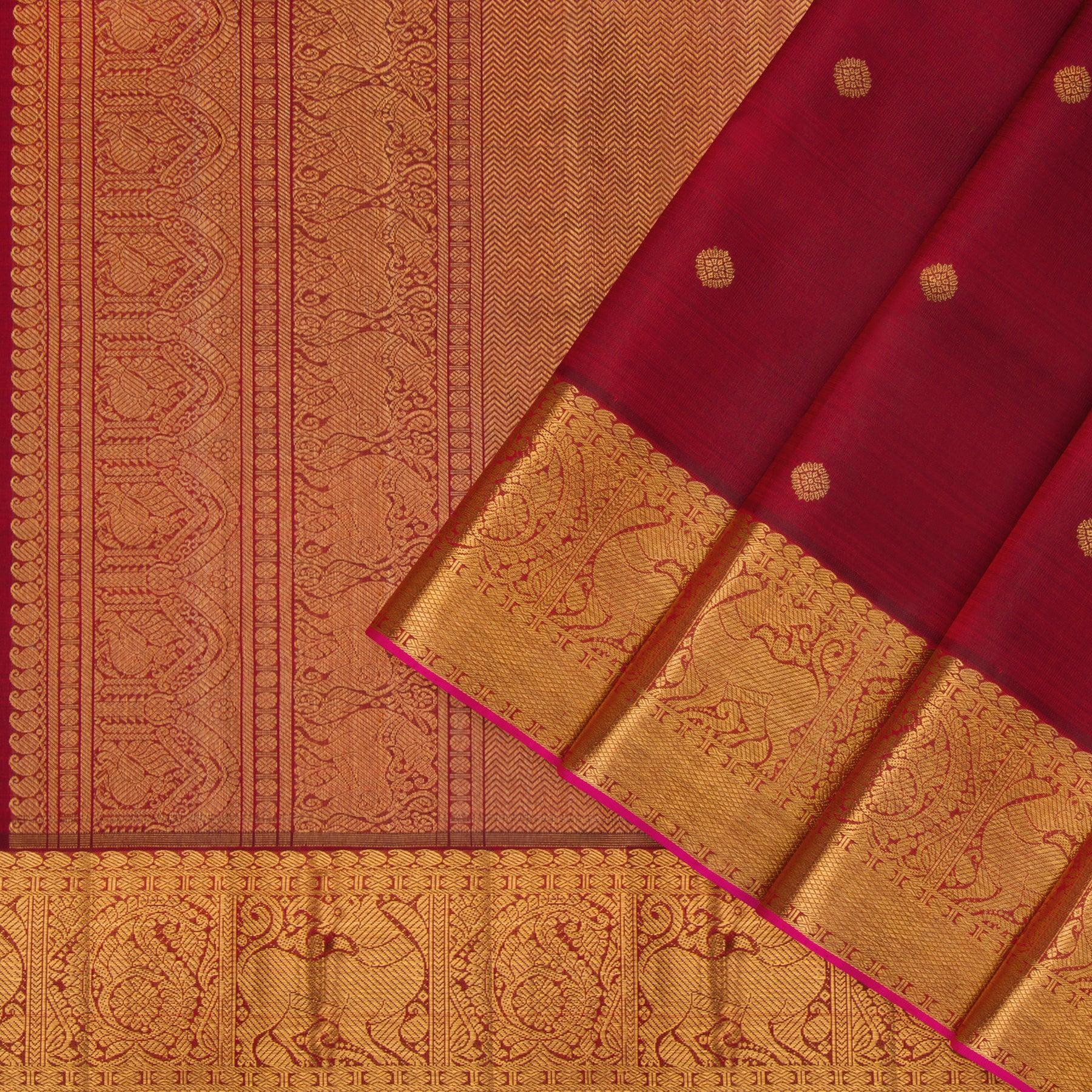 Kanakavalli Kanjivaram Silk Sari 22-110-HS001-02707 - Cover View