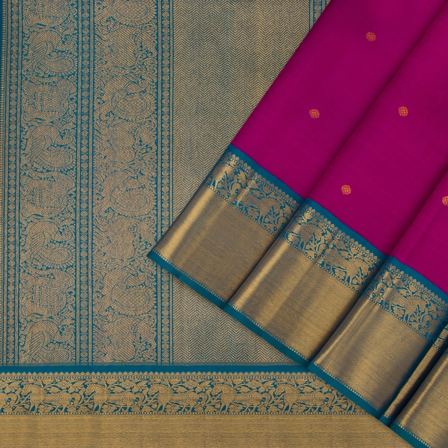Kanakavalli Kanjivaram Silk Sari 22-110-HS001-02979 - Cover View