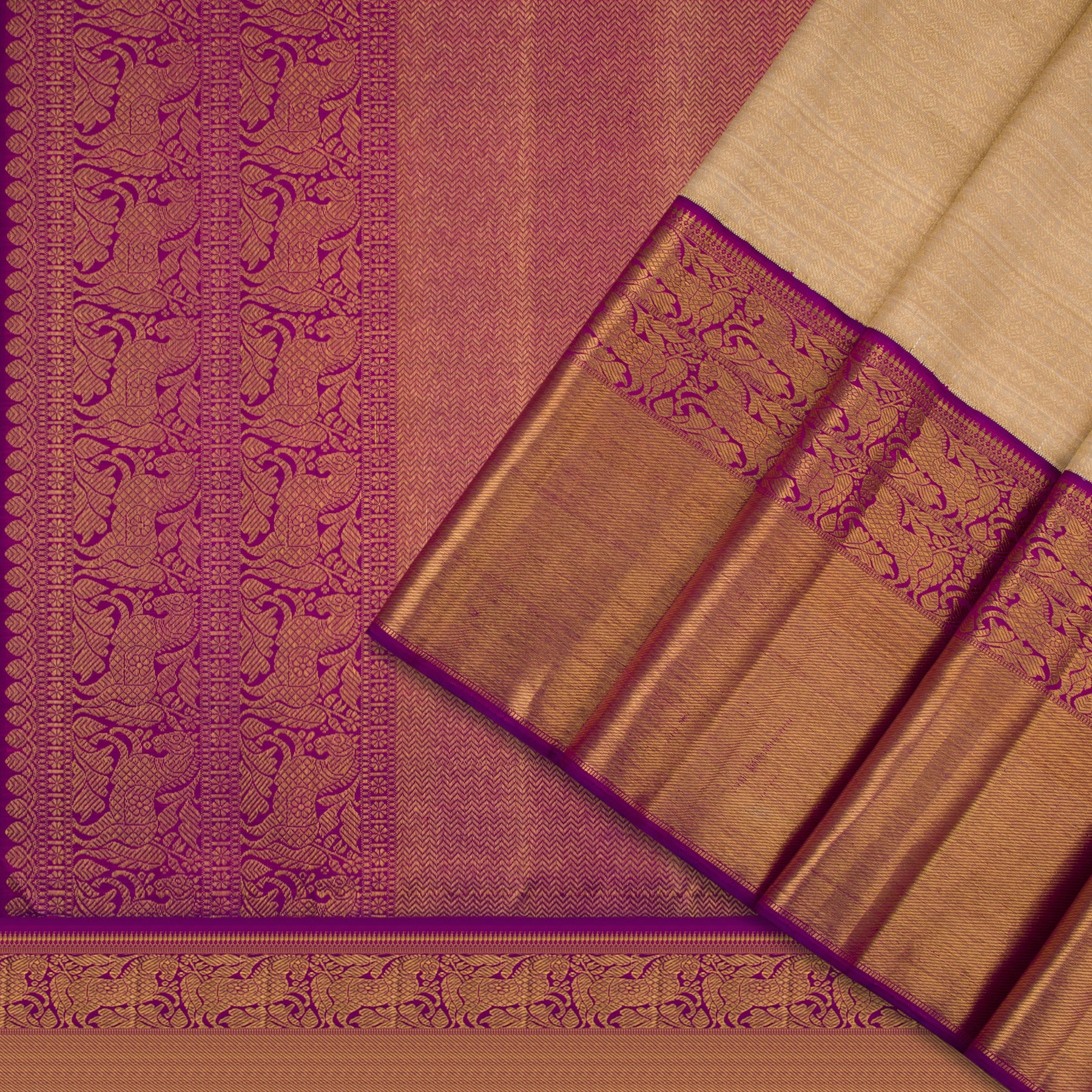 Kanakavalli Kanjivaram Silk Sari 22-110-HS001-03766 - Cover View