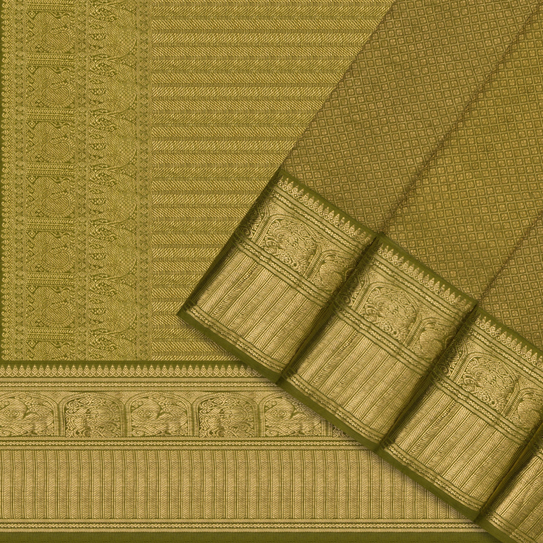 Kanakavalli Kanjivaram Silk Sari 22-110-HS001-03794 - Cover View