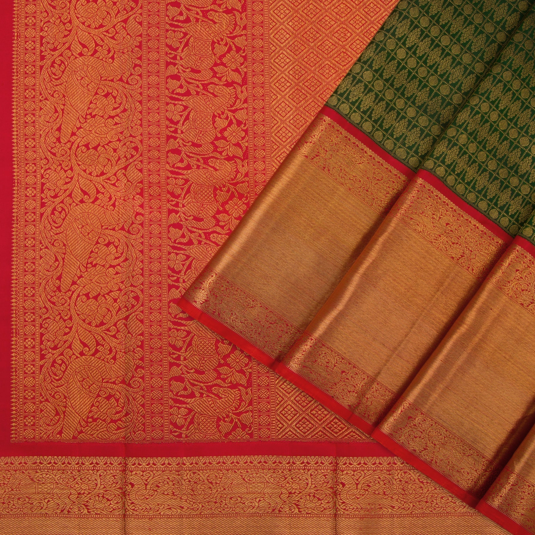Kanakavalli Kanjivaram Silk Sari 22-110-HS001-04143 - Cover View