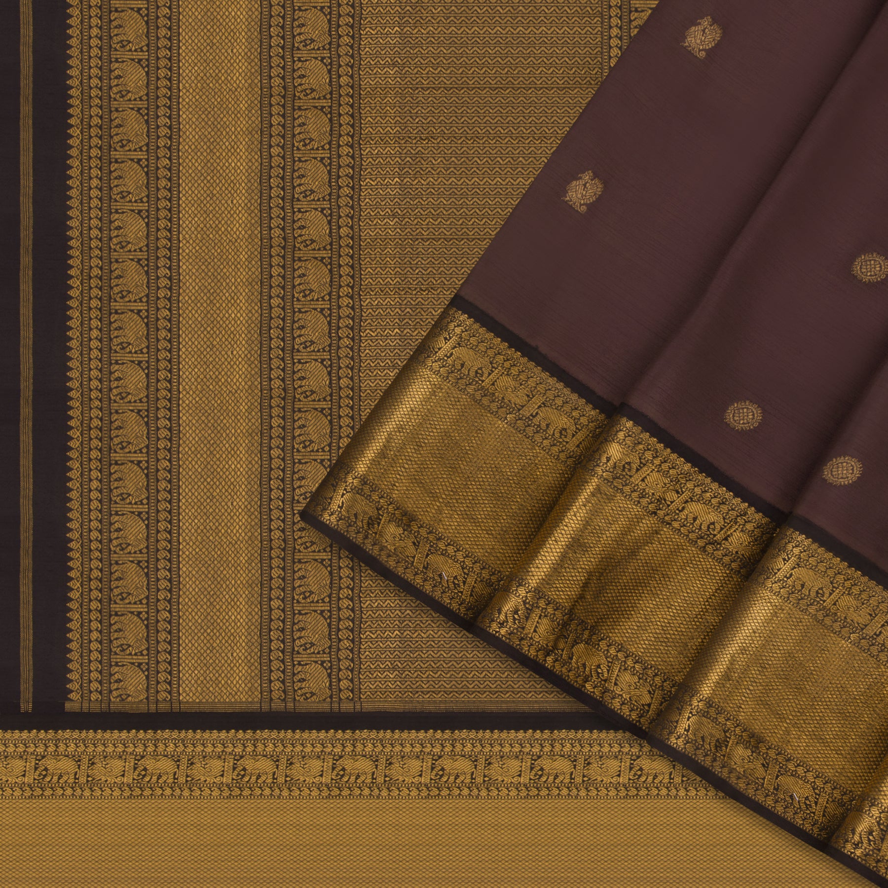 Kanakavalli Kanjivaram Silk Sari 22-110-HS001-04925 - Cover View