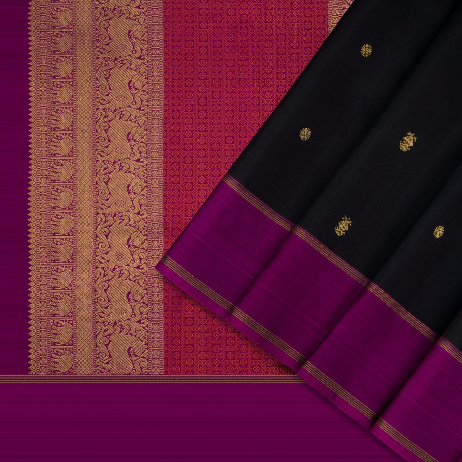 Kanakavalli Kanjivaram Silk Sari 22-110-HS001-04988 - Cover View