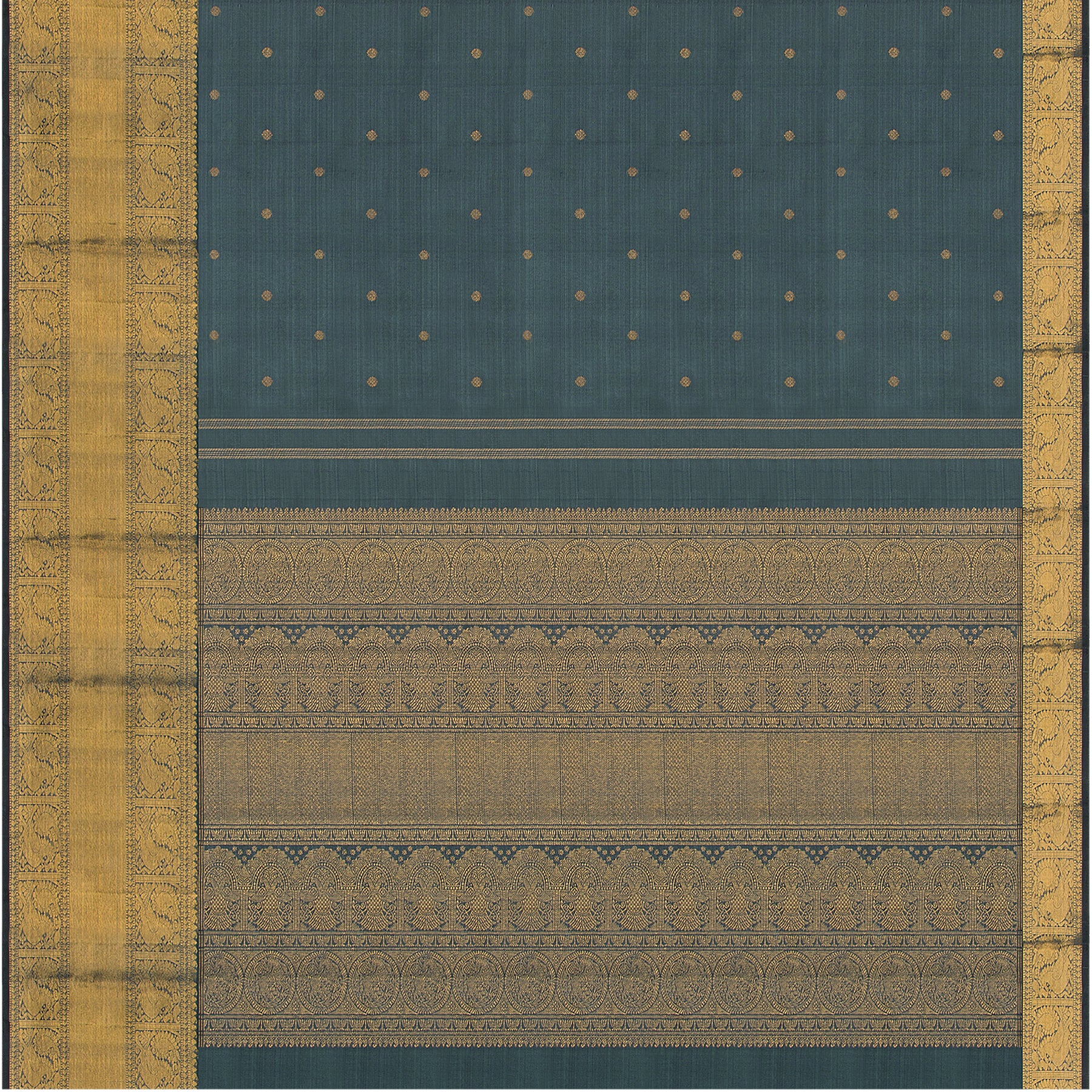 Kanakavalli Kanjivaram Silk Sari 22-110-HS001-05977 - Full View