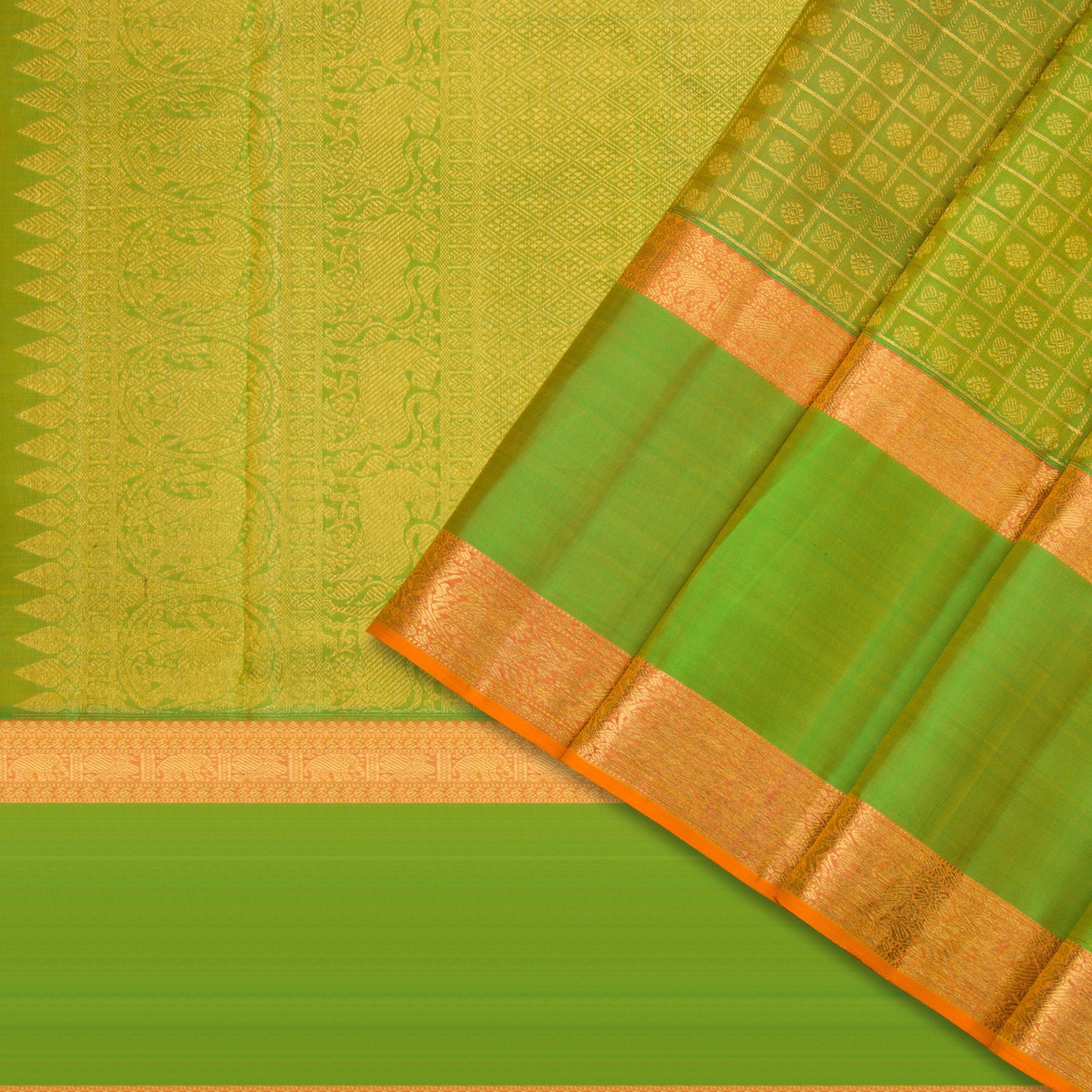Kanakavalli Kanjivaram Silk Sari 22-110-HS001-06018 - Cover View