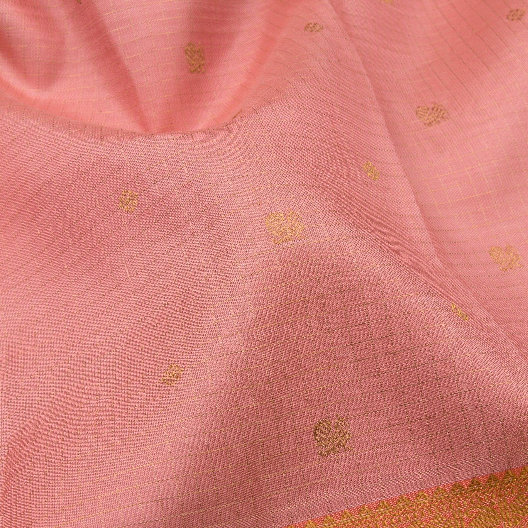 Kanakavalli Kanjivaram Silk Sari 22-110-HS001-06557 - Fabric View