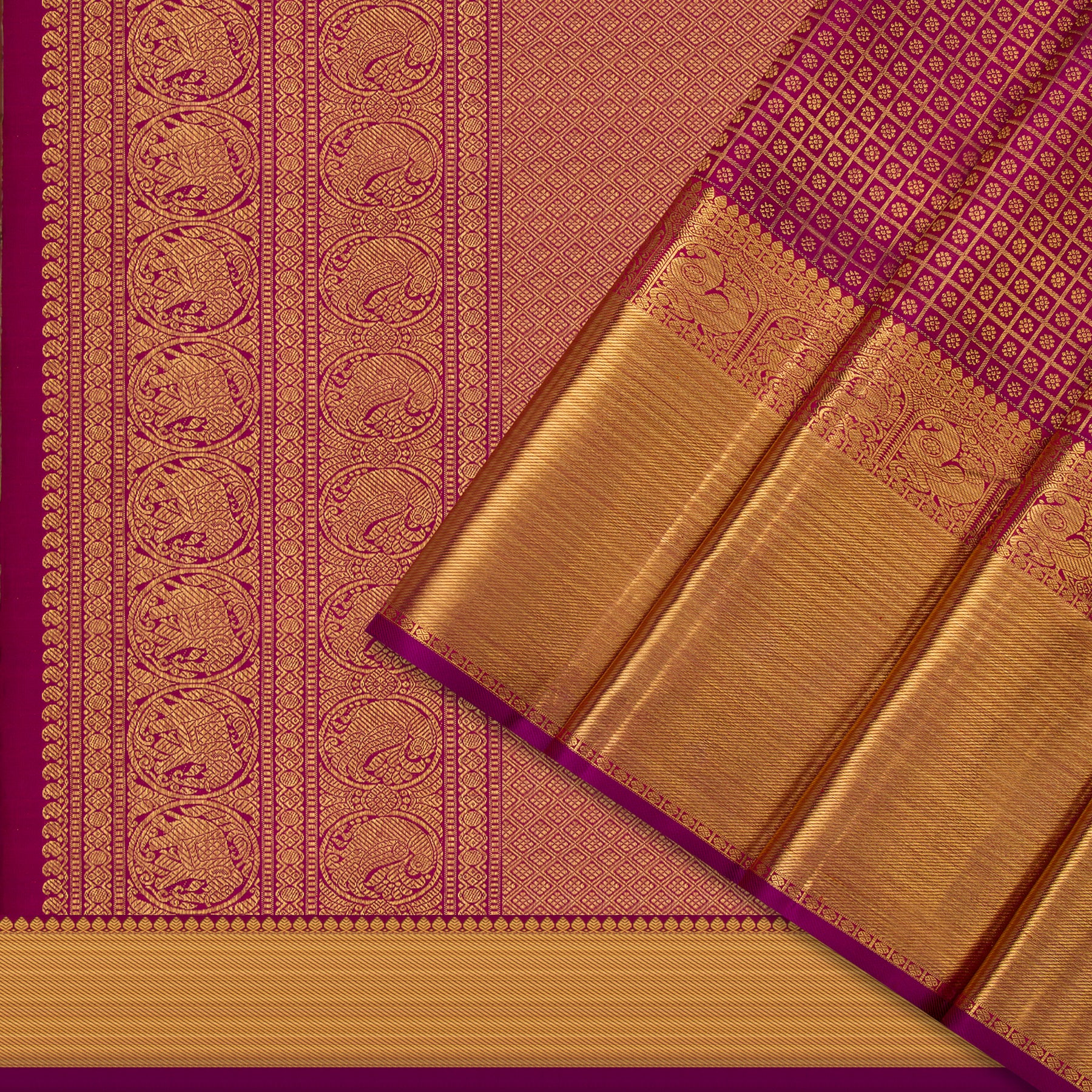 Kanakavalli Kanjivaram Silk Sari 22-110-HS001-07501 - Cover View
