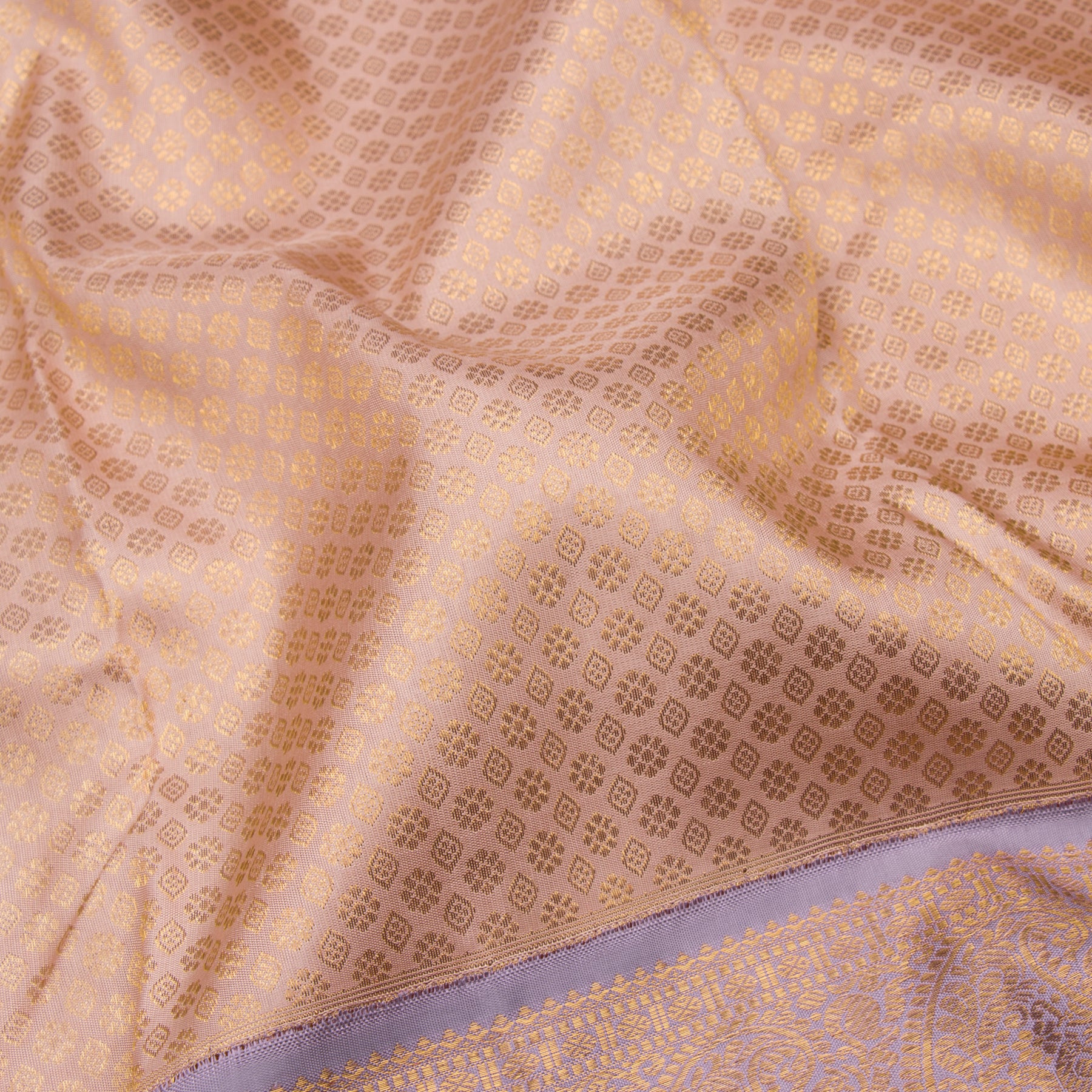 Kanakavalli Kanjivaram Silk Sari 22-110-HS001-07505 - Fabric View
