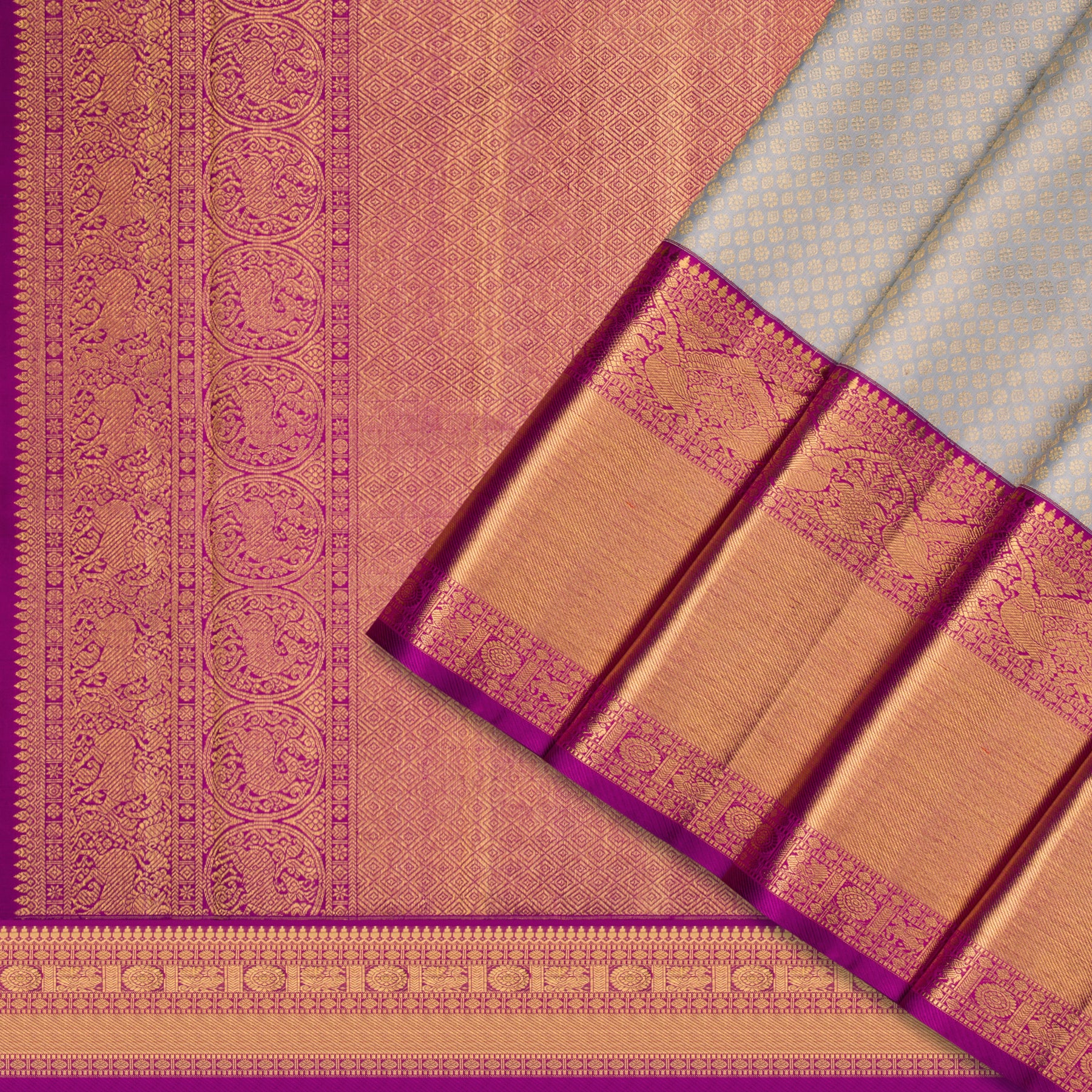 Kanakavalli Kanjivaram Silk Sari 22-110-HS001-07510 - Cover View