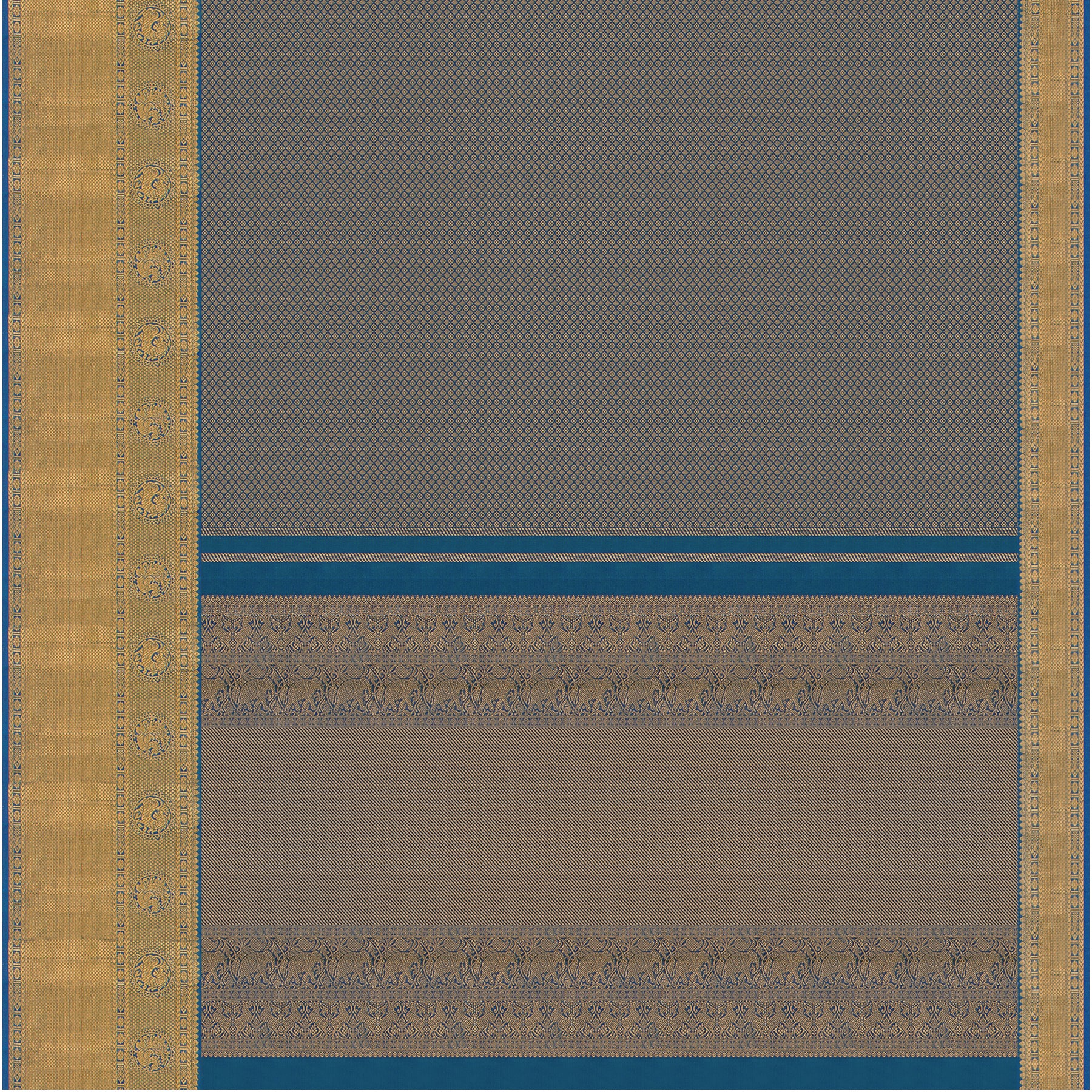 Kanakavalli Kanjivaram Silk Sari 22-110-HS001-07518 - Full View