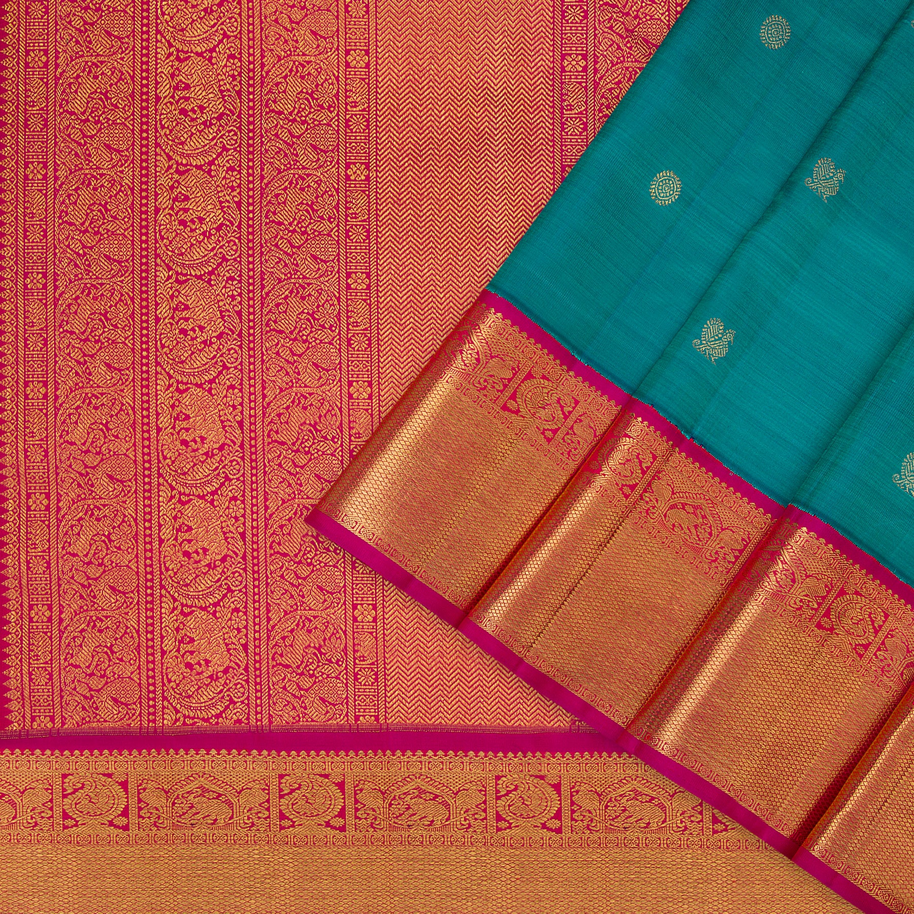 Kanakavalli Kanjivaram Silk Sari 22-110-HS001-07532 - Cover View