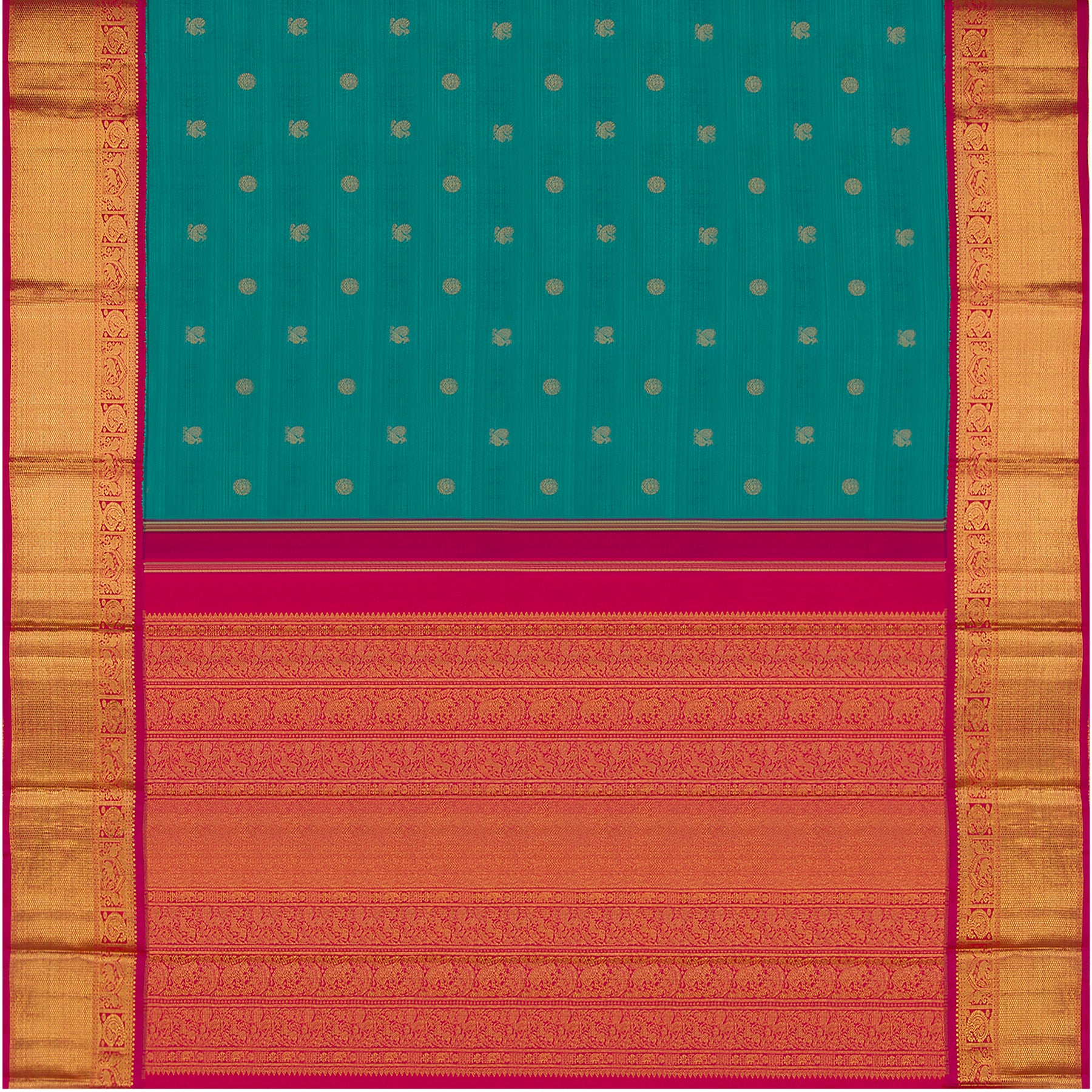 Kanakavalli Kanjivaram Silk Sari 22-110-HS001-07532 - Full View