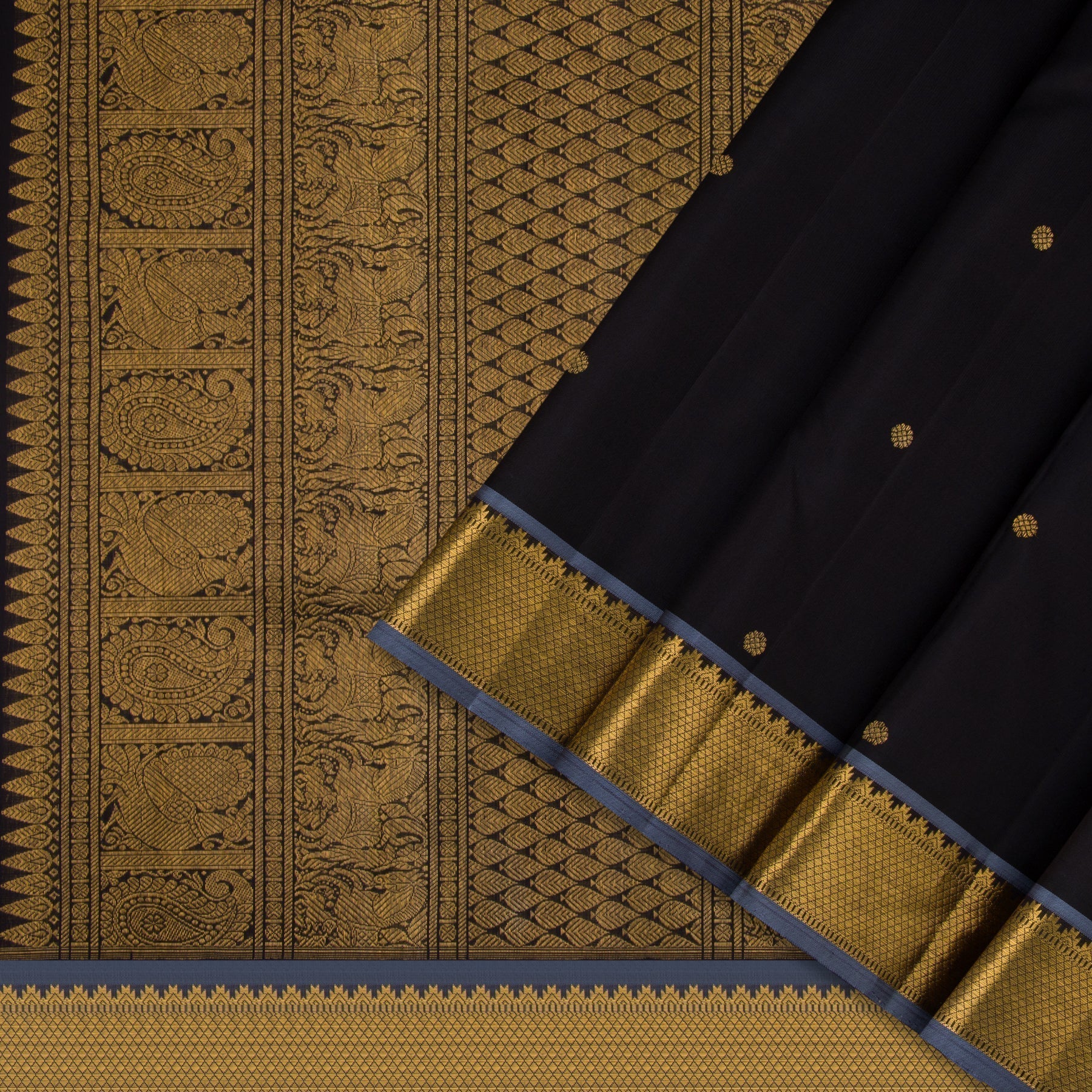 Kanakavalli Kanjivaram Silk Sari 22-110-HS001-07548 - Cover View