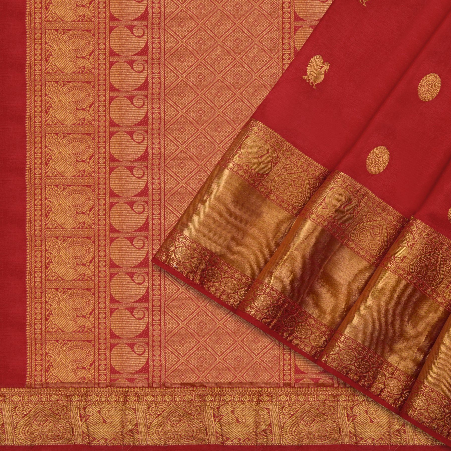 Kanakavalli Kanjivaram Silk Sari 22-110-HS001-07565 - Cover View