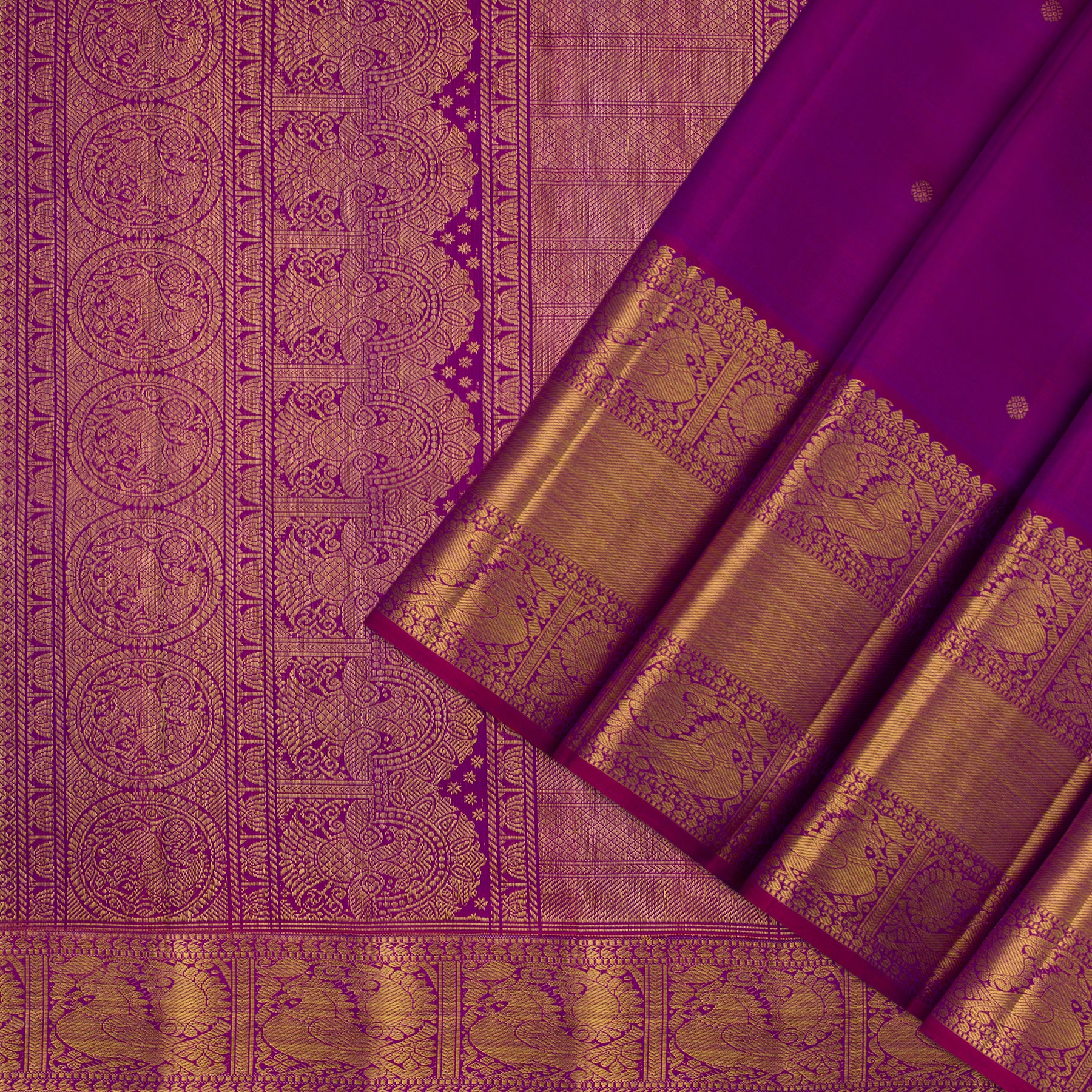 Kanakavalli Kanjivaram Silk Sari 22-110-HS001-07609 - Cover View
