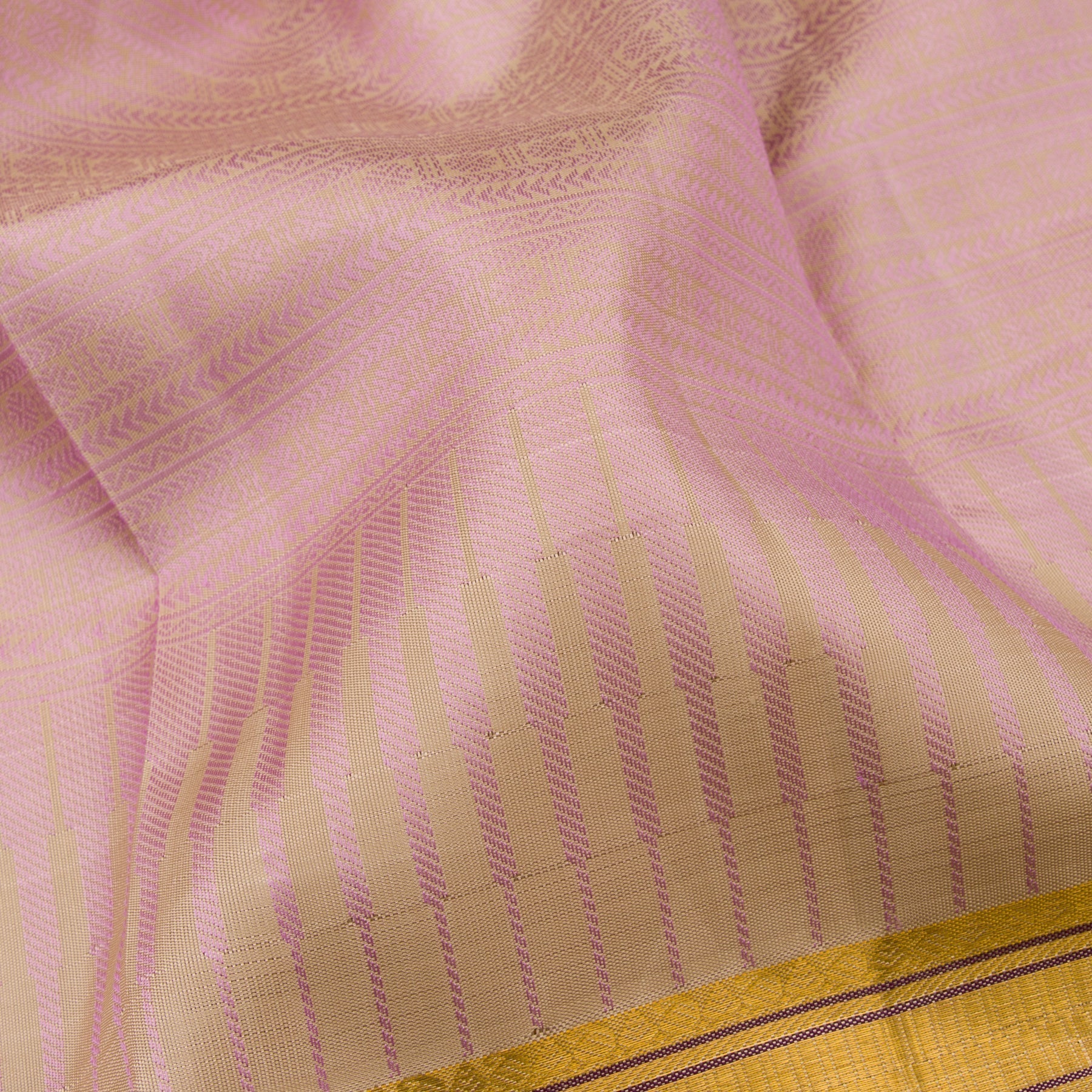 Kanakavalli Kanjivaram Silk Sari 22-110-HS001-07925 - Fabric View