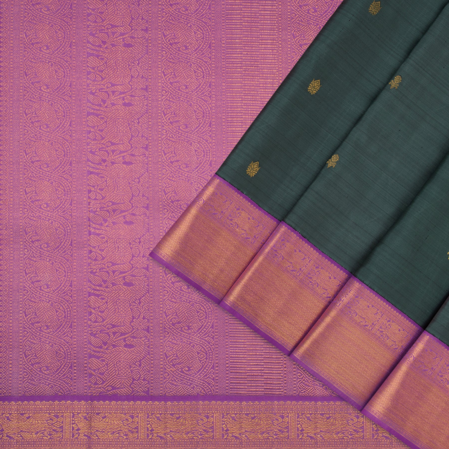 Kanakavalli Kanjivaram Silk Sari 22-110-HS001-08512 - Cover View