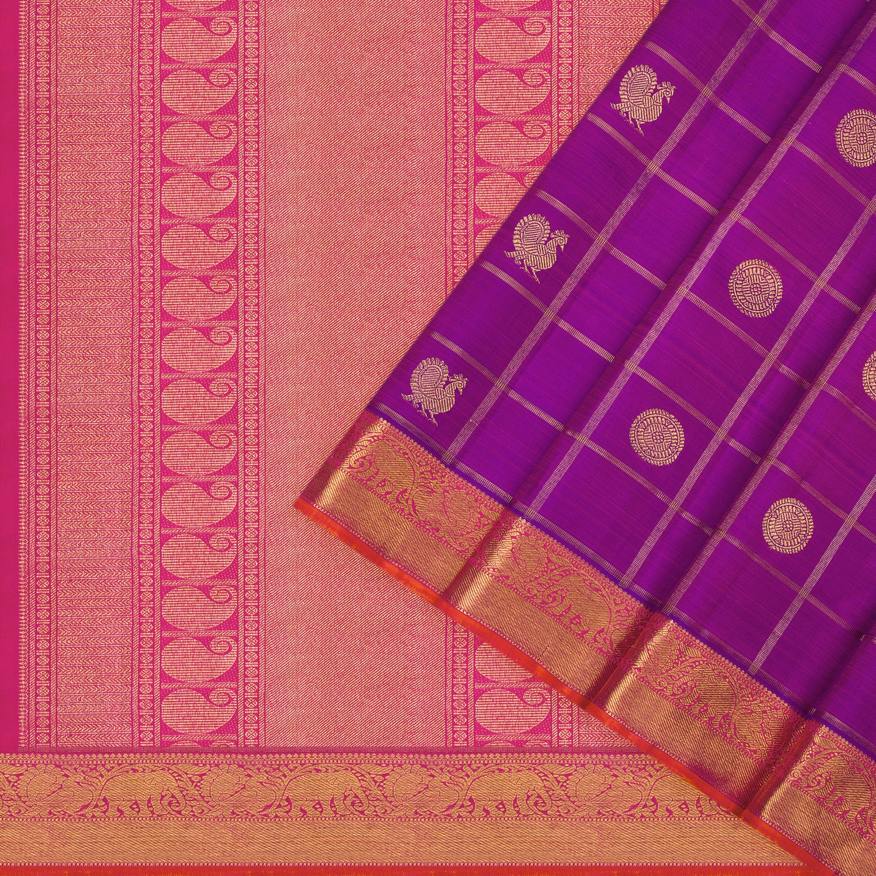 Kanakavalli Kanjivaram Silk Sari 22-110-HS001-08525 - Cover View