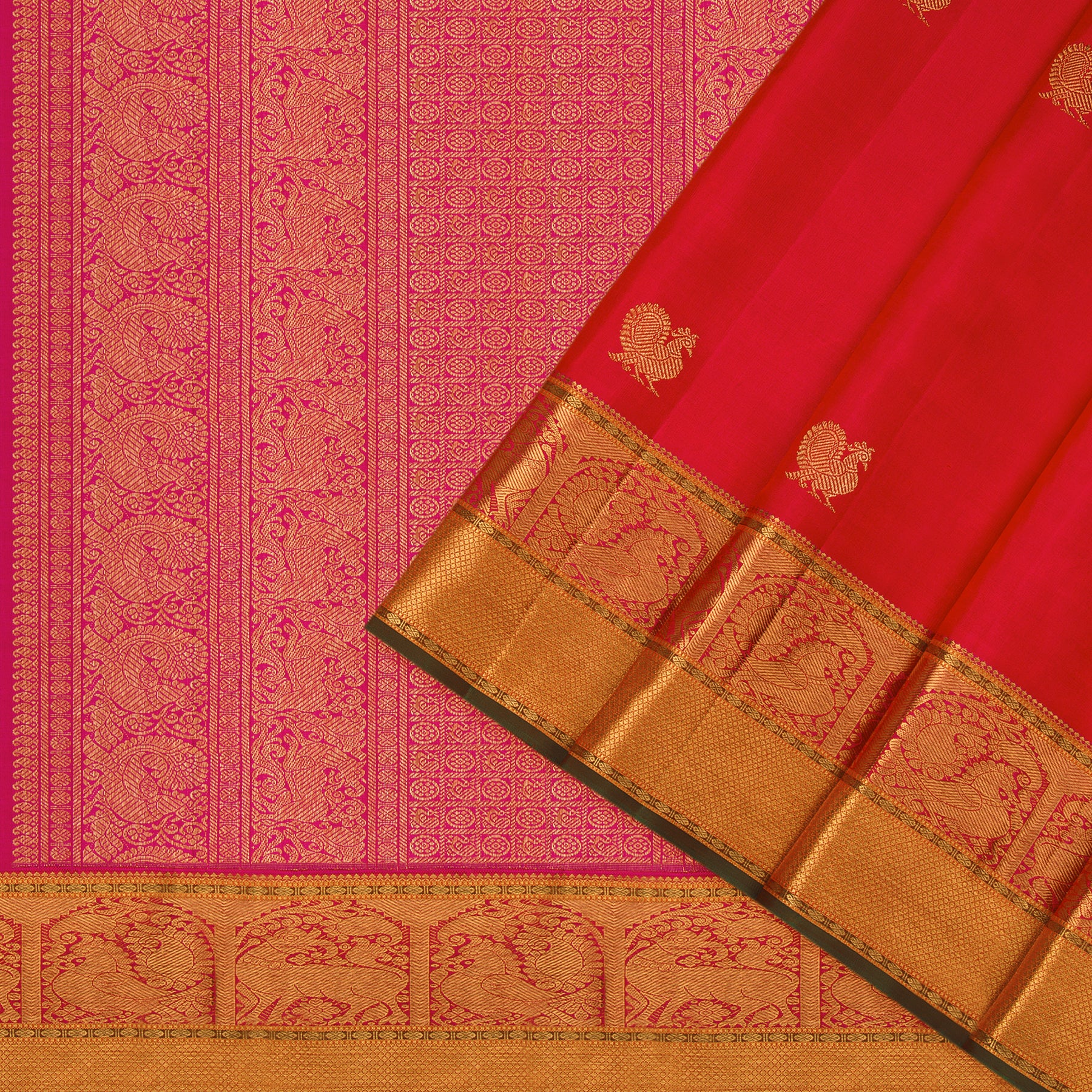 Kanakavalli Kanjivaram Silk Sari 22-110-HS001-08542 - Cover View