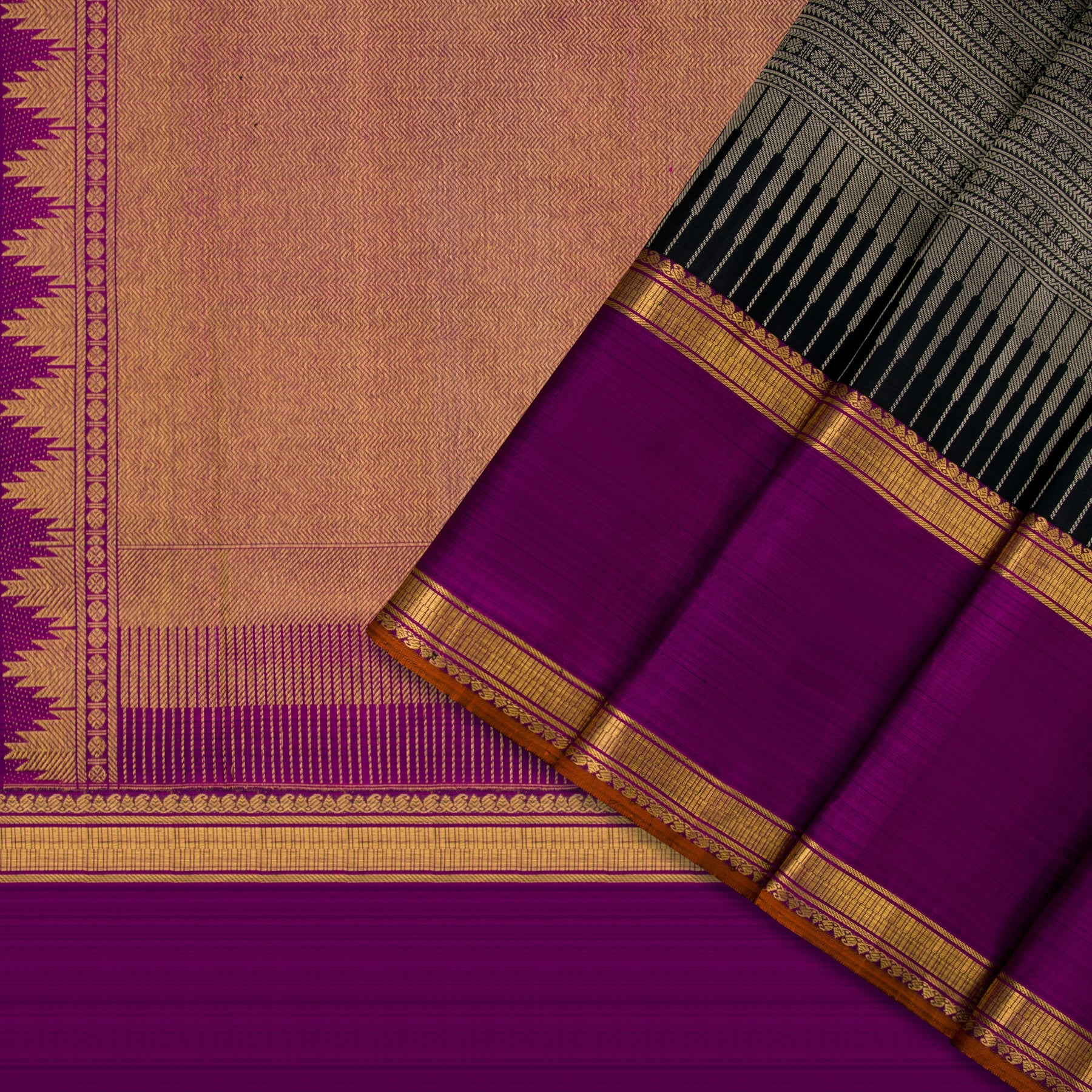 Kanakavalli Kanjivaram Silk Sari 22-110-HS001-08556 - Cover View