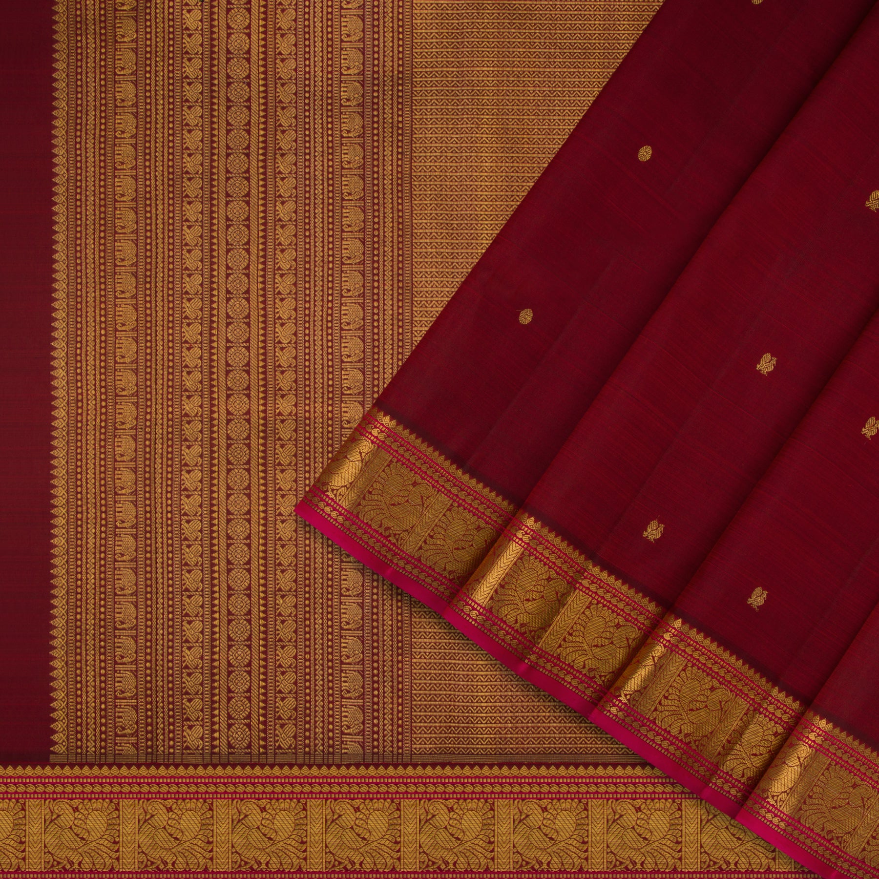 Kanakavalli Kanjivaram Silk Sari 22-110-HS001-08906 - Cover View