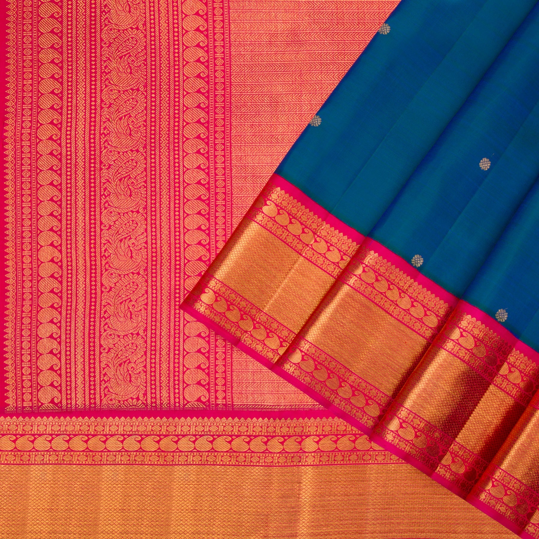 Kanakavalli Kanjivaram Silk Sari 22-110-HS001-08909 - Cover View