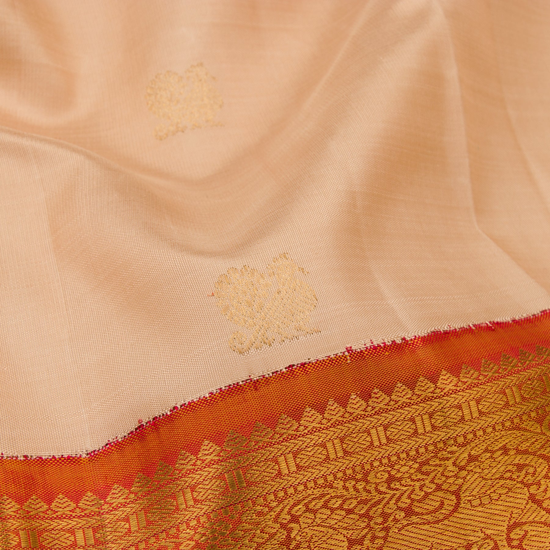 Kanakavalli Kanjivaram Silk Sari 22-110-HS001-08914 - Fabric View