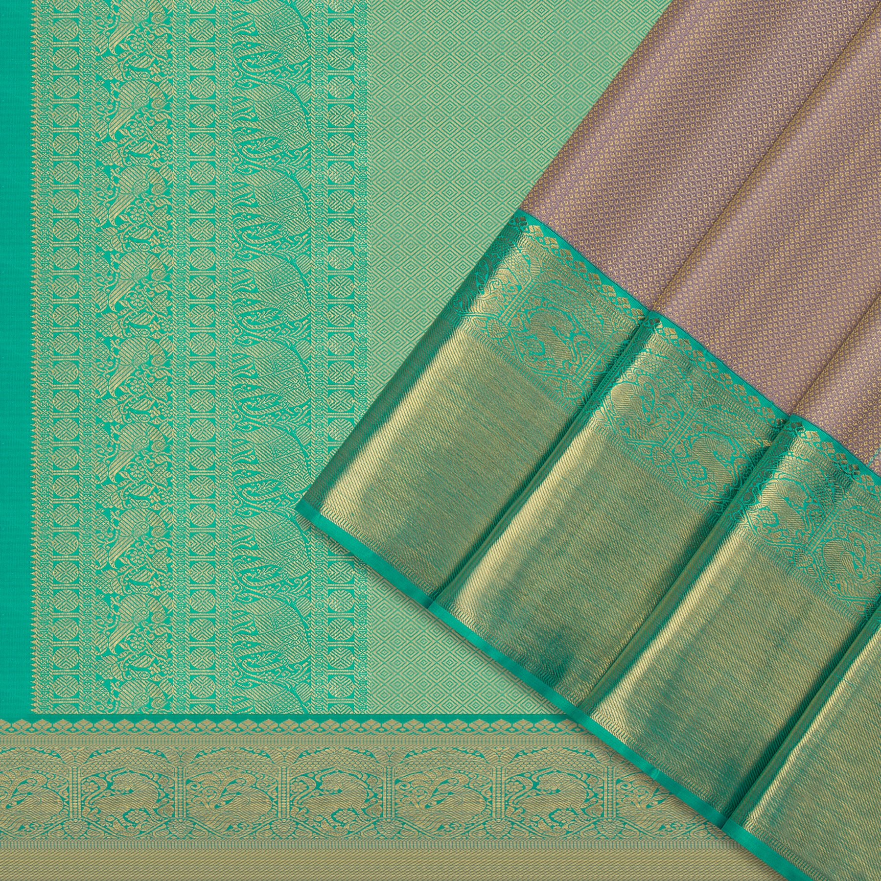 Kanakavalli Kanjivaram Silk Sari 22-110-HS001-08968 - Cover View