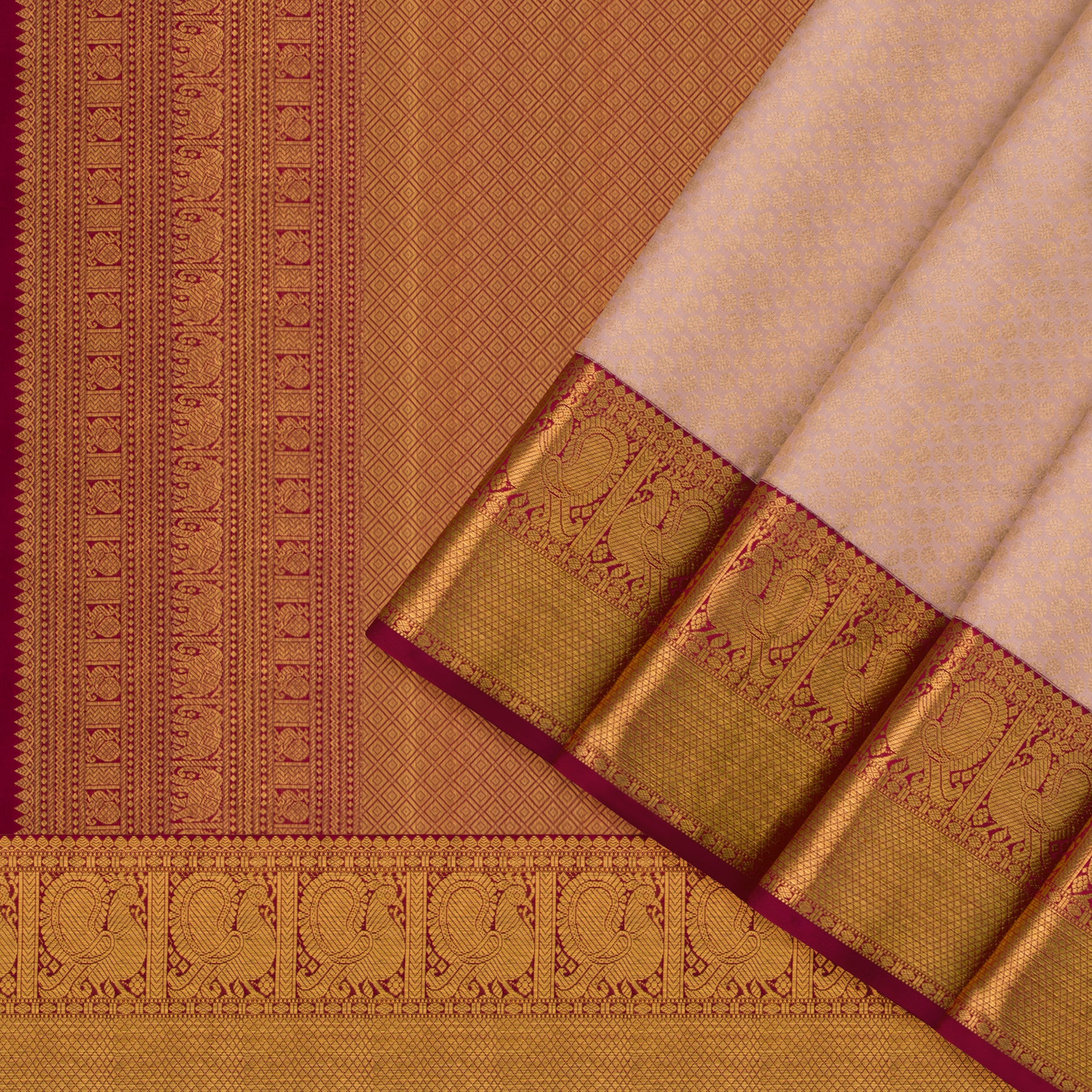 Kanakavalli Kanjivaram Silk Sari 22-110-HS001-08978 - Cover View