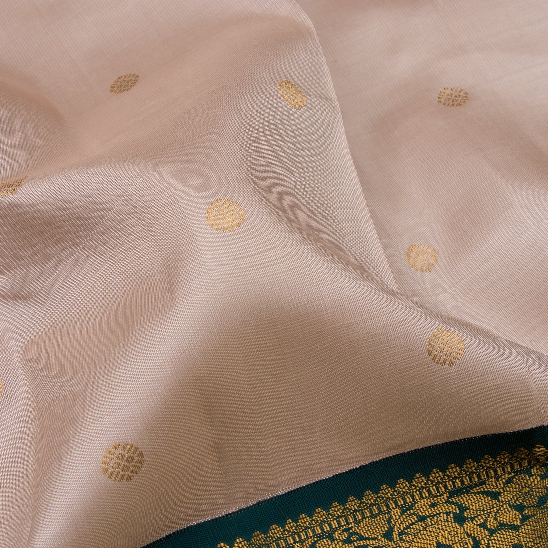 Kanakavalli Kanjivaram Silk Sari 22-110-HS001-09429 - Fabric View