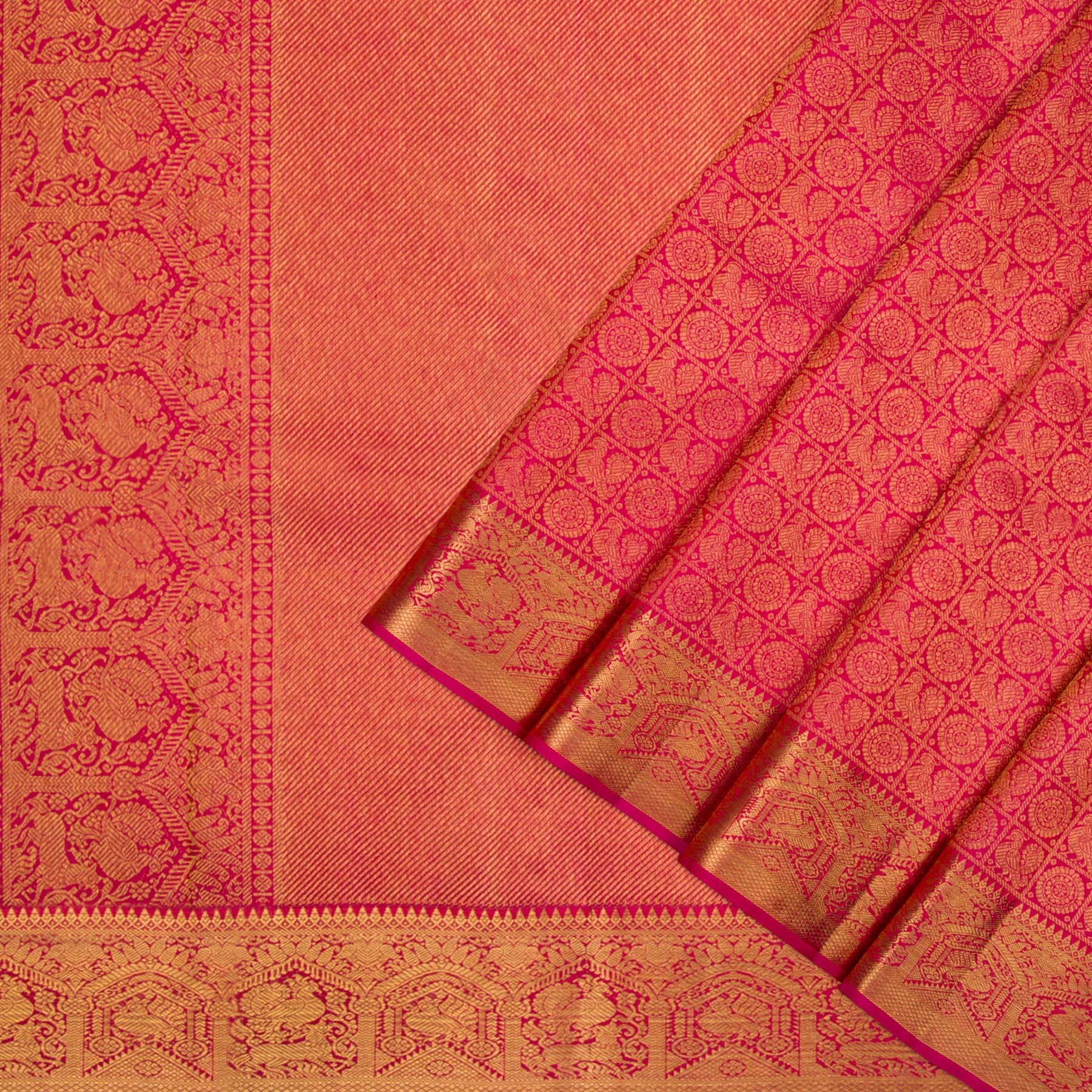 Kanakavalli Kanjivaram Silk Sari 22-110-HS001-09442 - Cover View